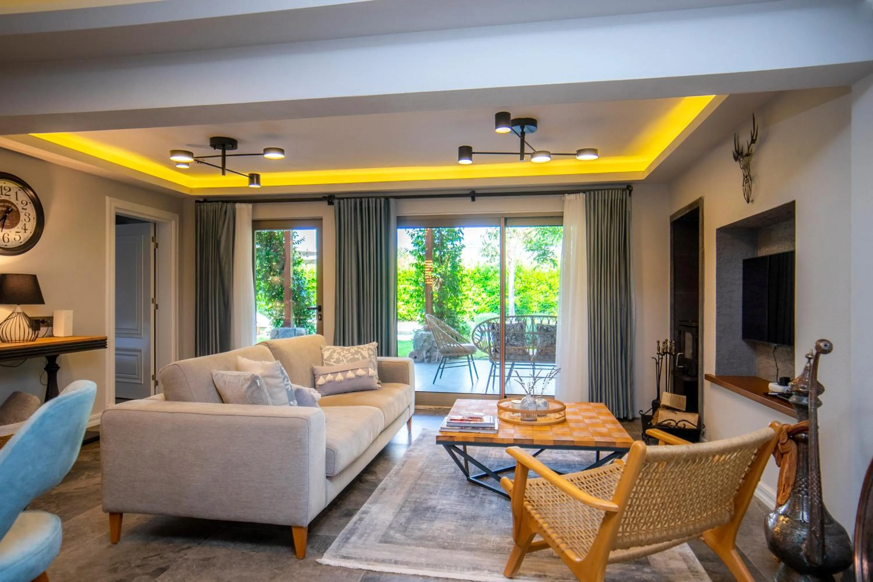 Seating area in Kaya Villas Exclusive