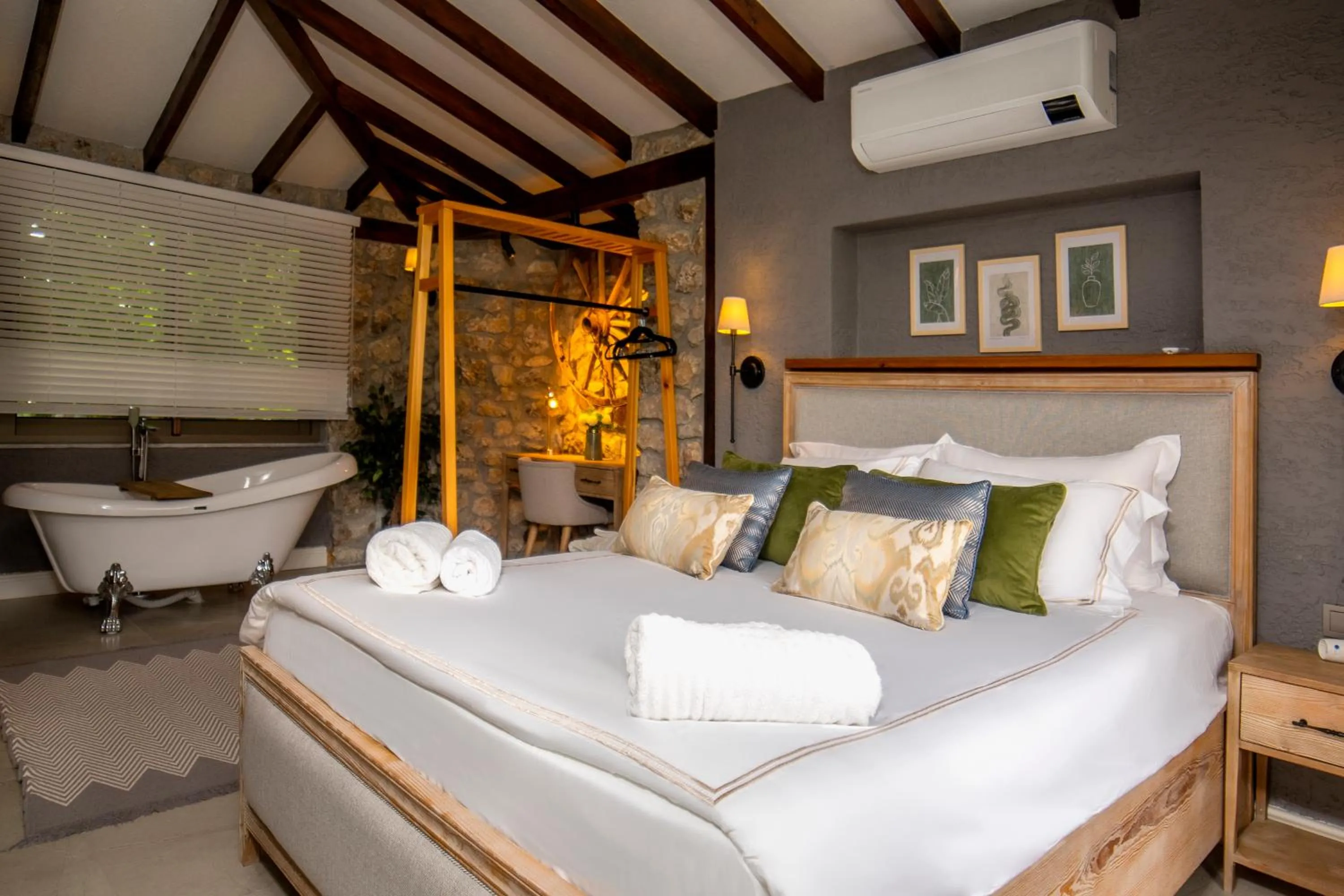 Bed in Kaya Villas Exclusive