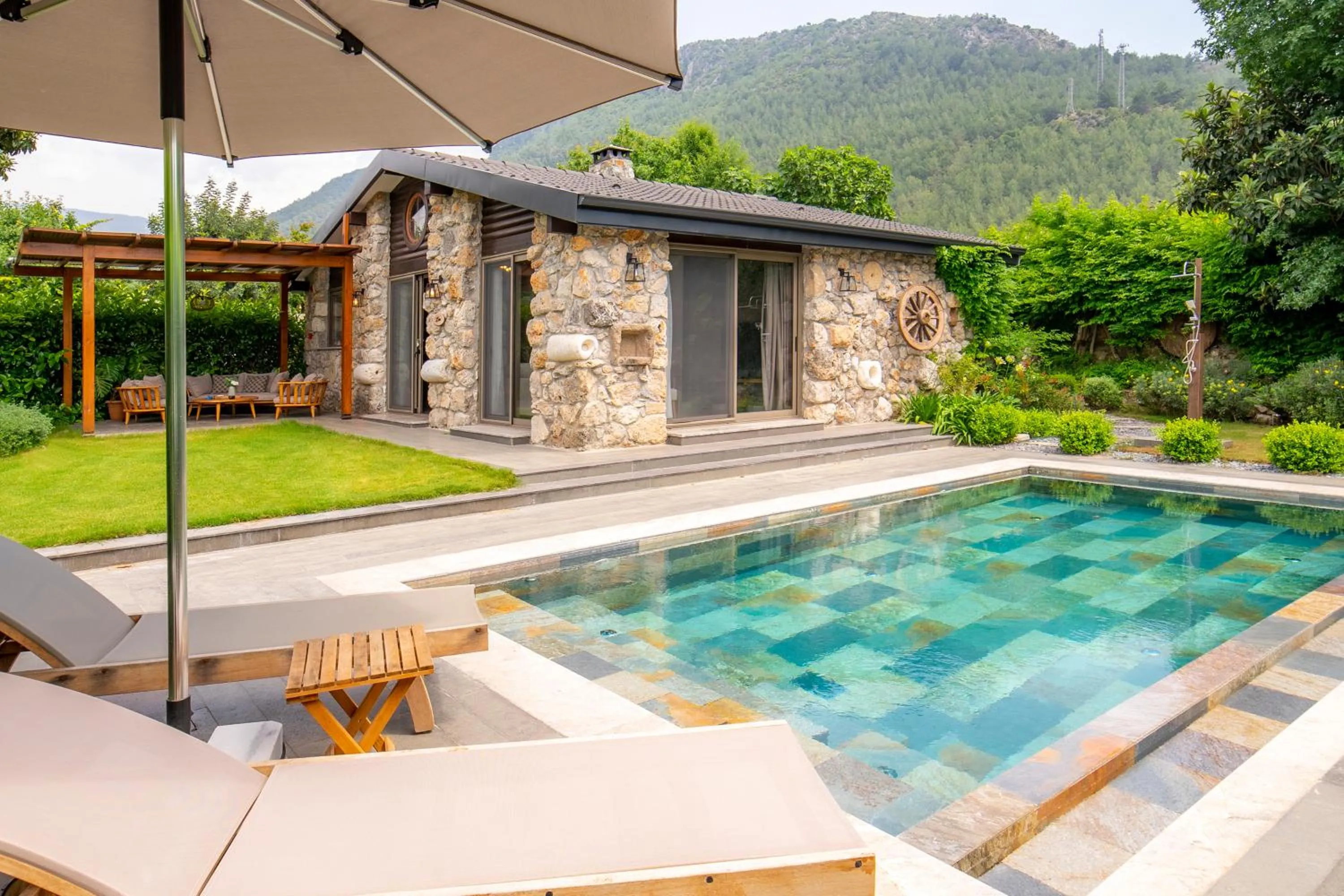 Garden view in Kaya Villas Exclusive