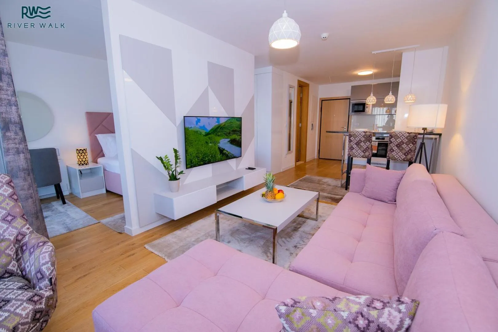 Living room in River Walk Sarajevo