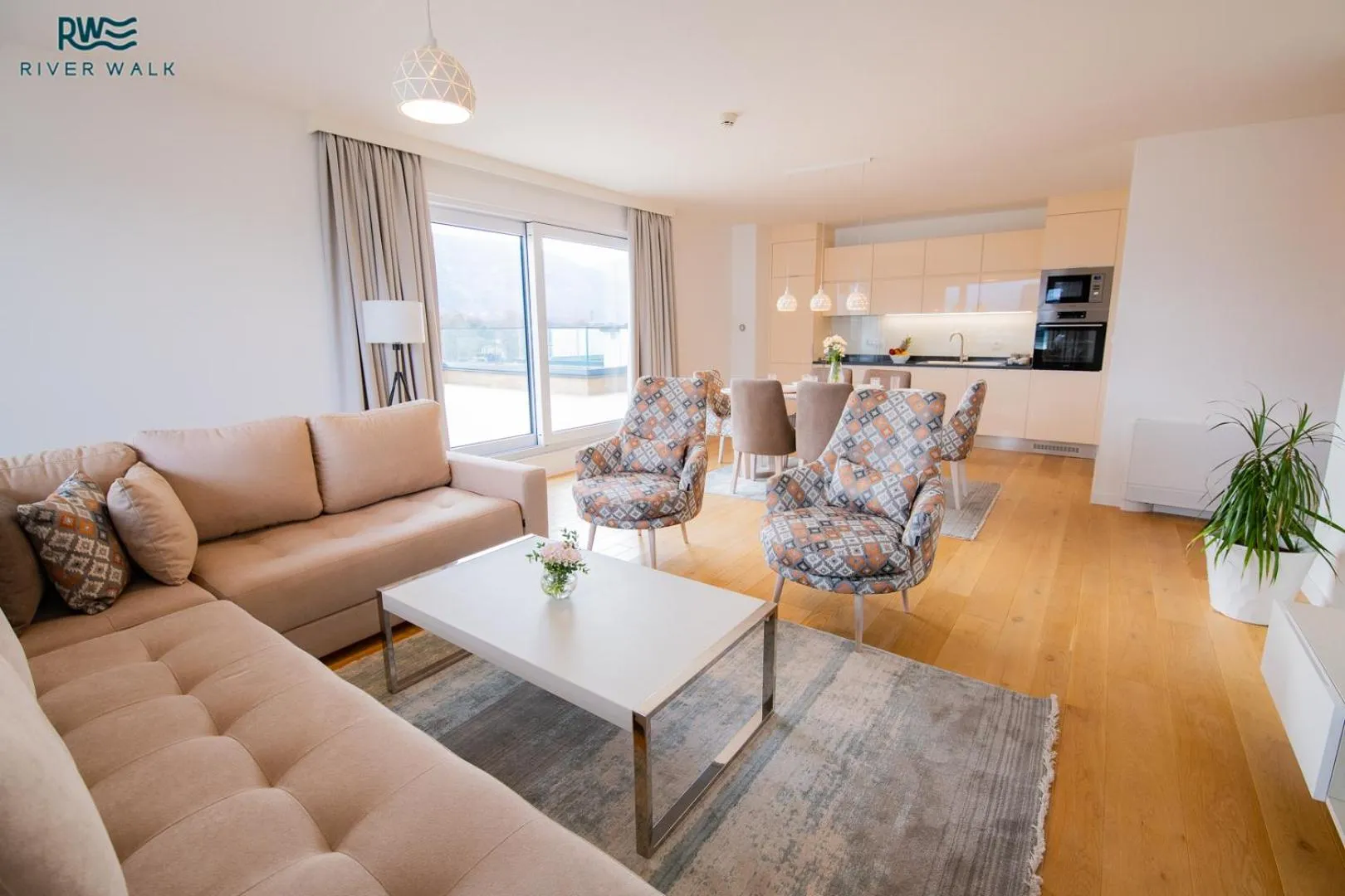 Living room in River Walk Sarajevo