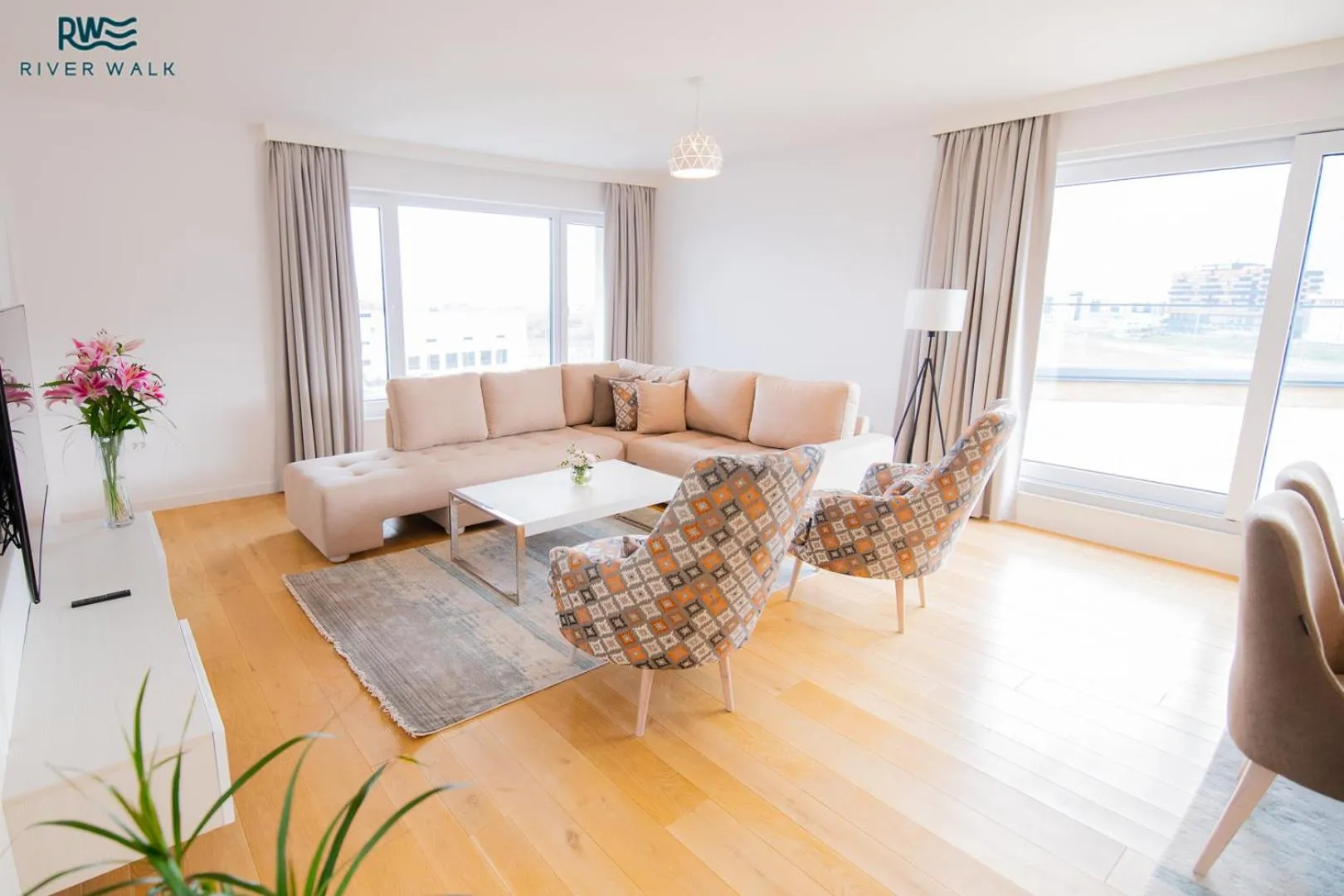 Living room in River Walk Sarajevo