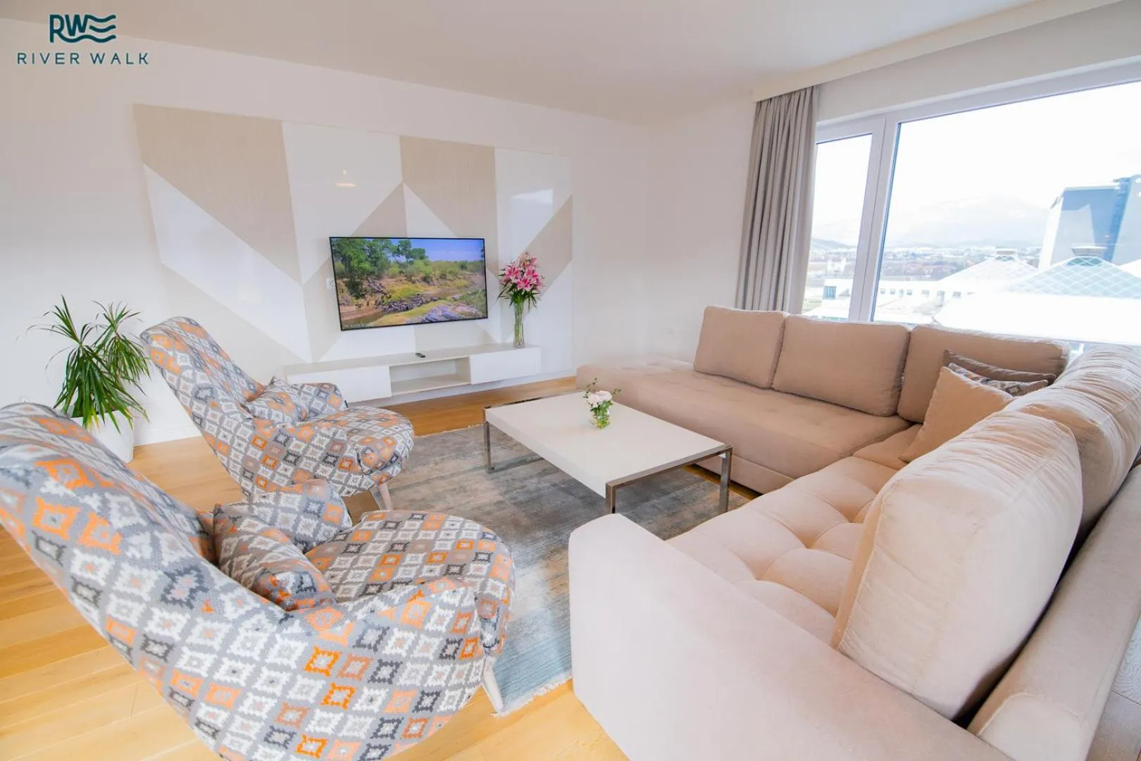 Living room in River Walk Sarajevo