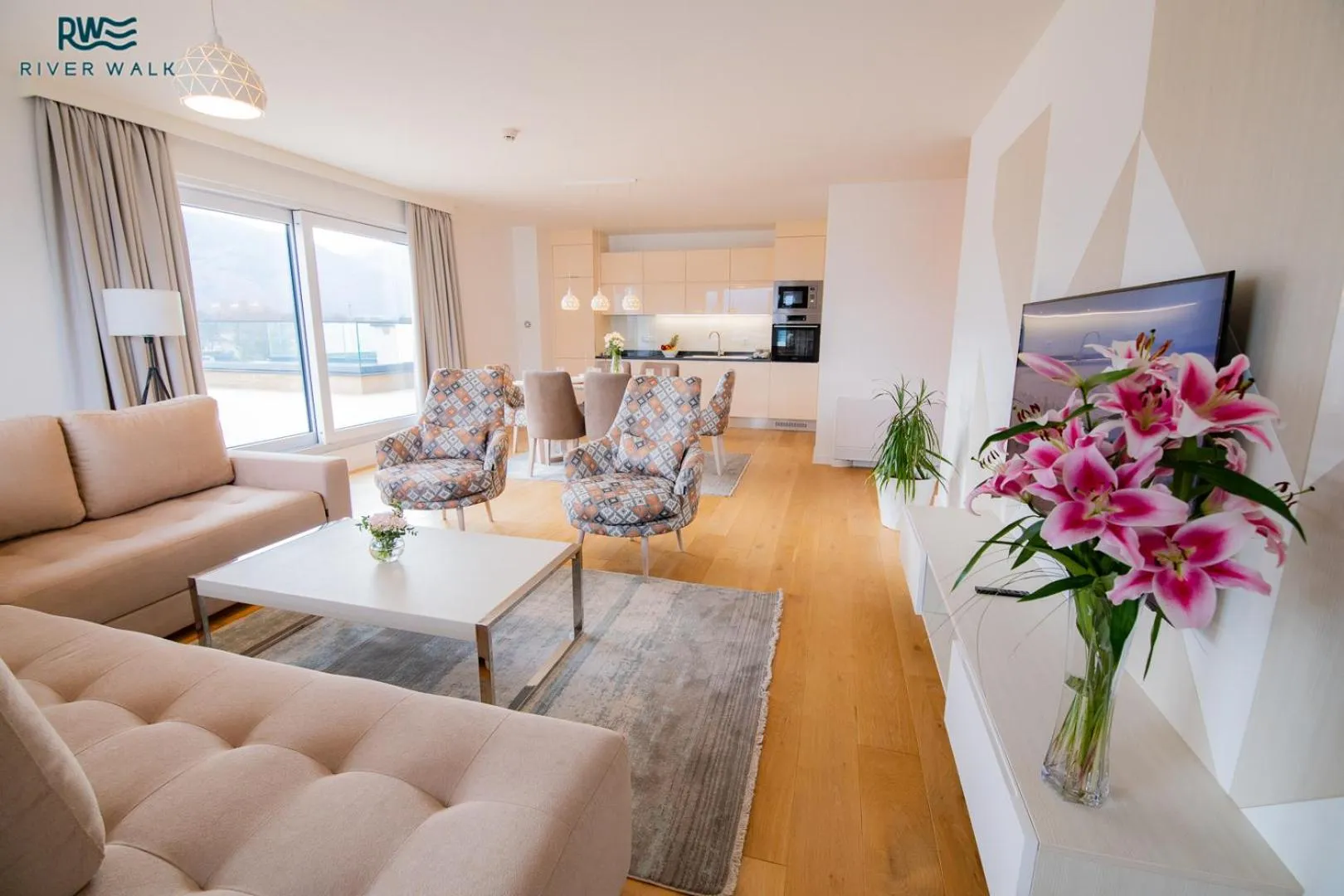 Living room in River Walk Sarajevo