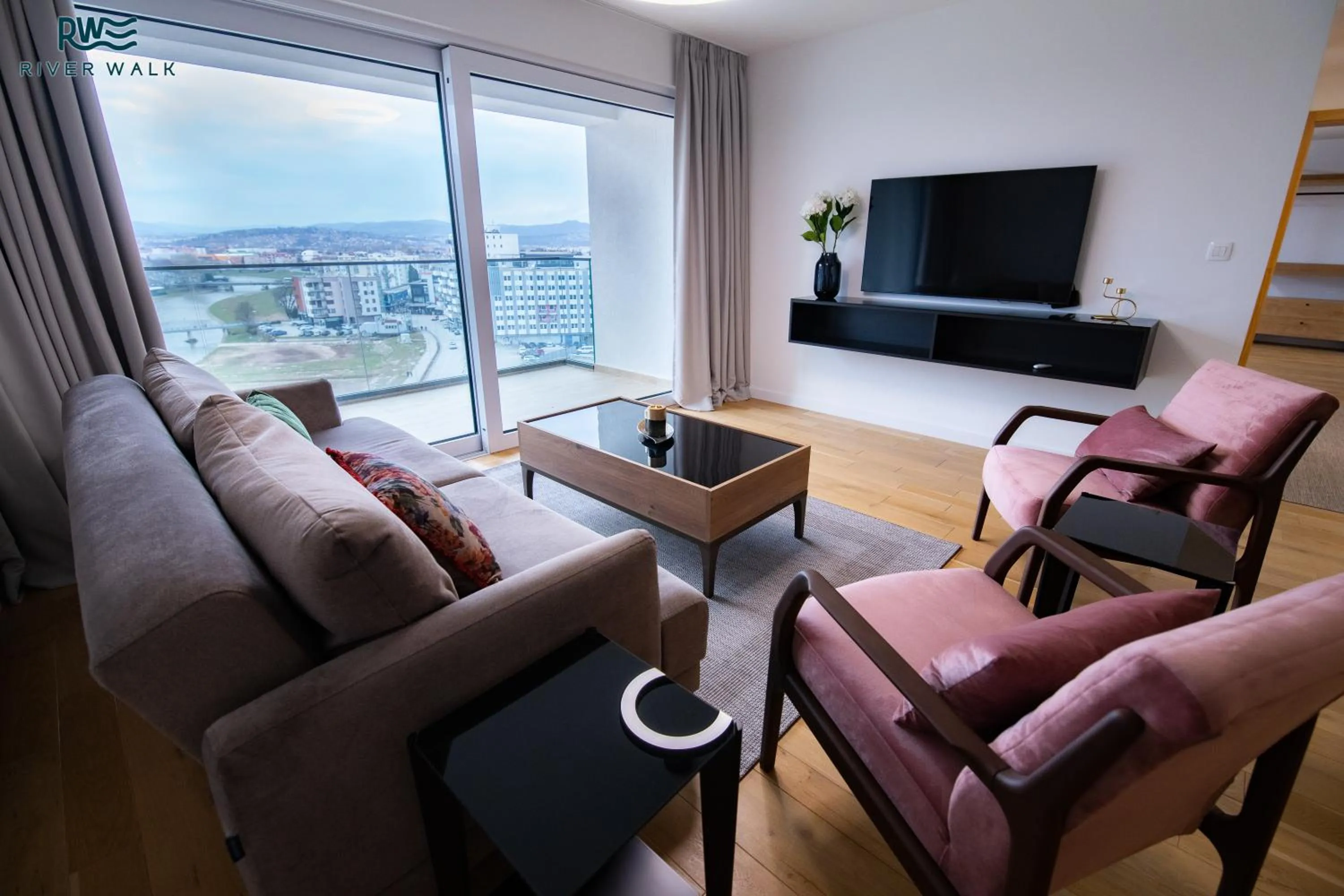 Living room in River Walk Sarajevo