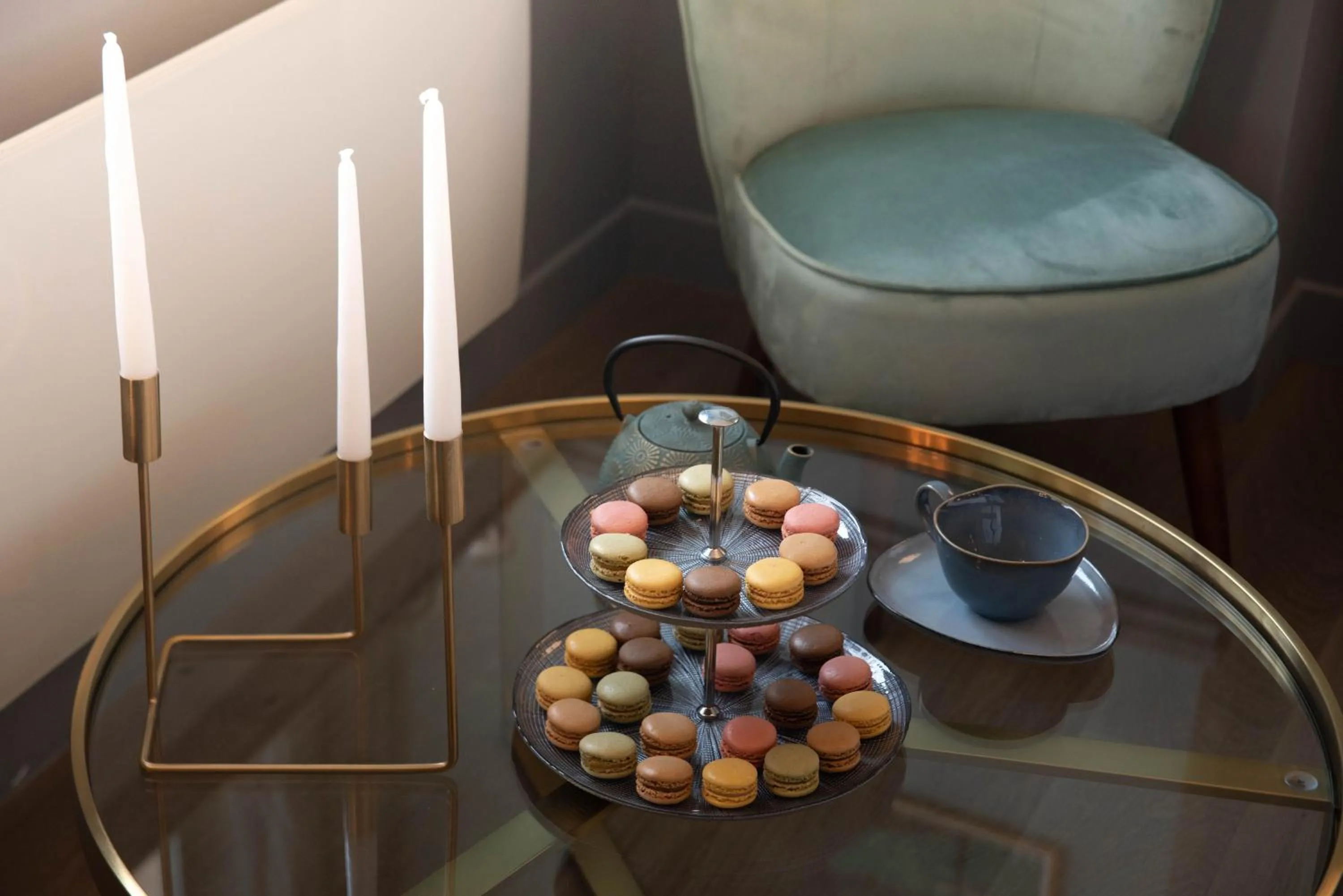 Bedroom in The Parisian Blue Eiffel Tower