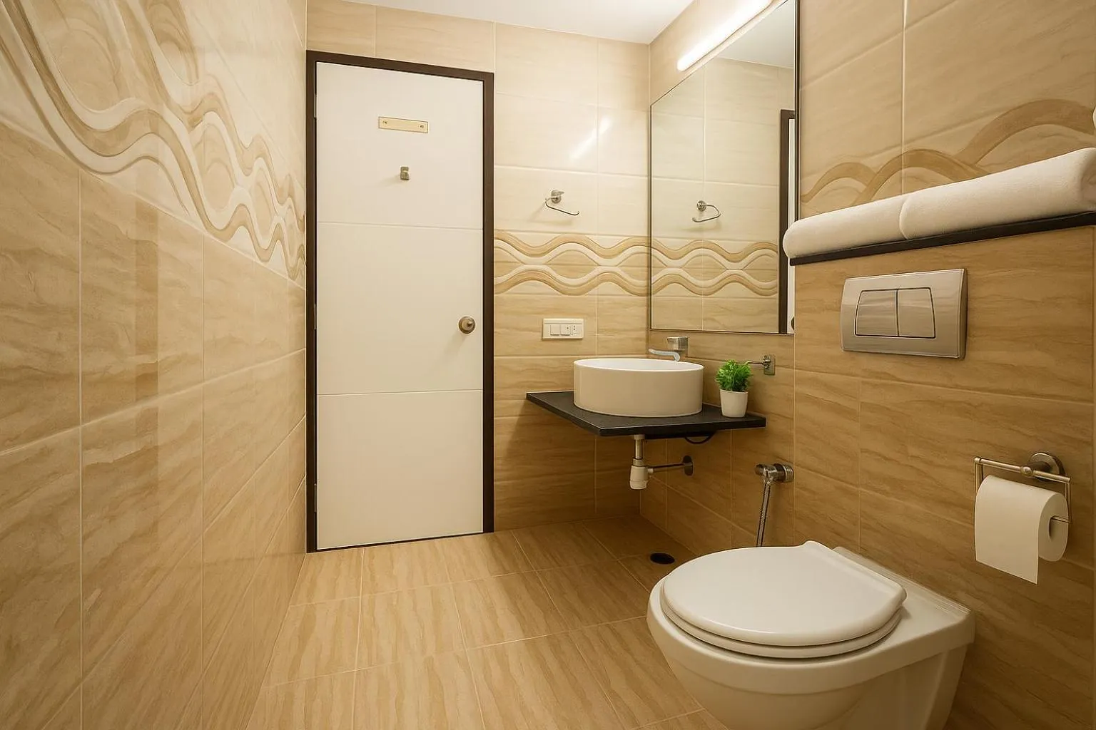 Bathroom in Compact Tea Square