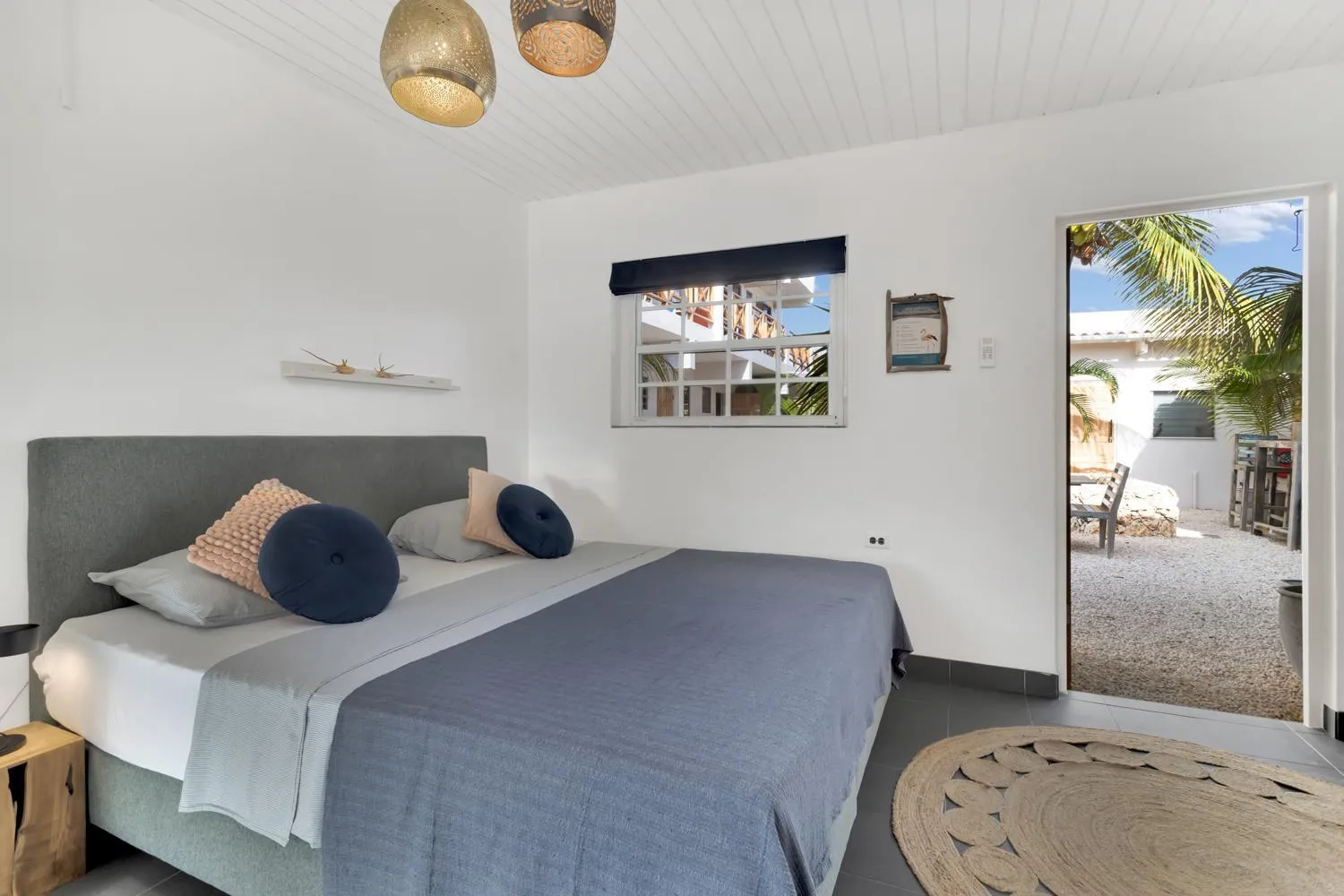 Bed in The Hut Bonaire