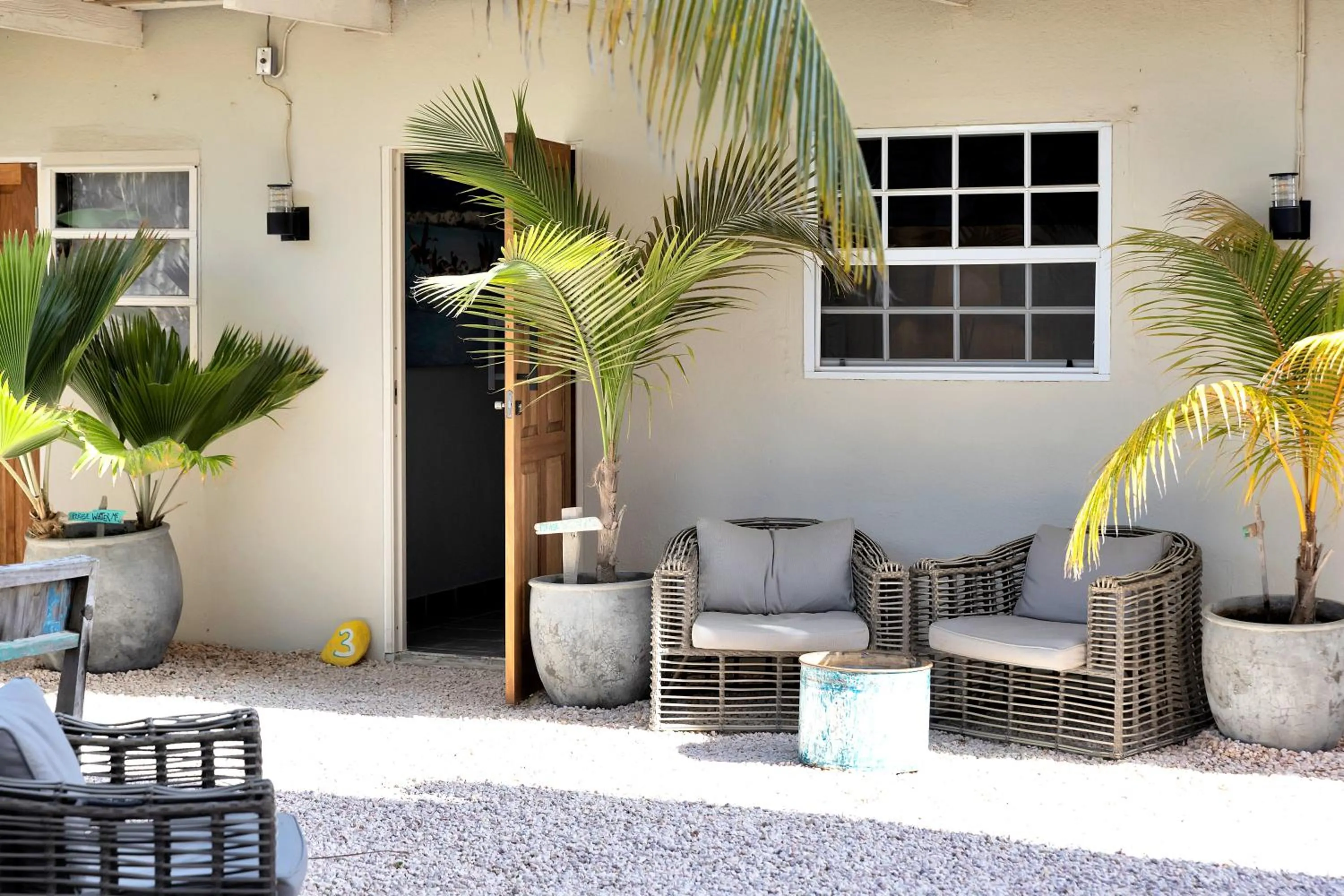 Garden in The Hut Bonaire