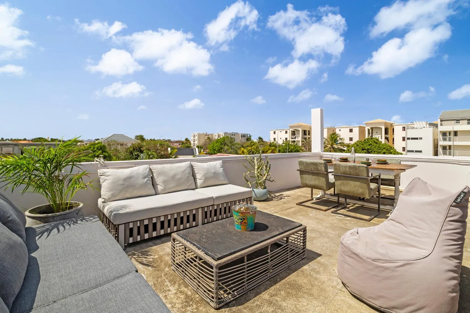 Balcony/Terrace in The Hut Bonaire