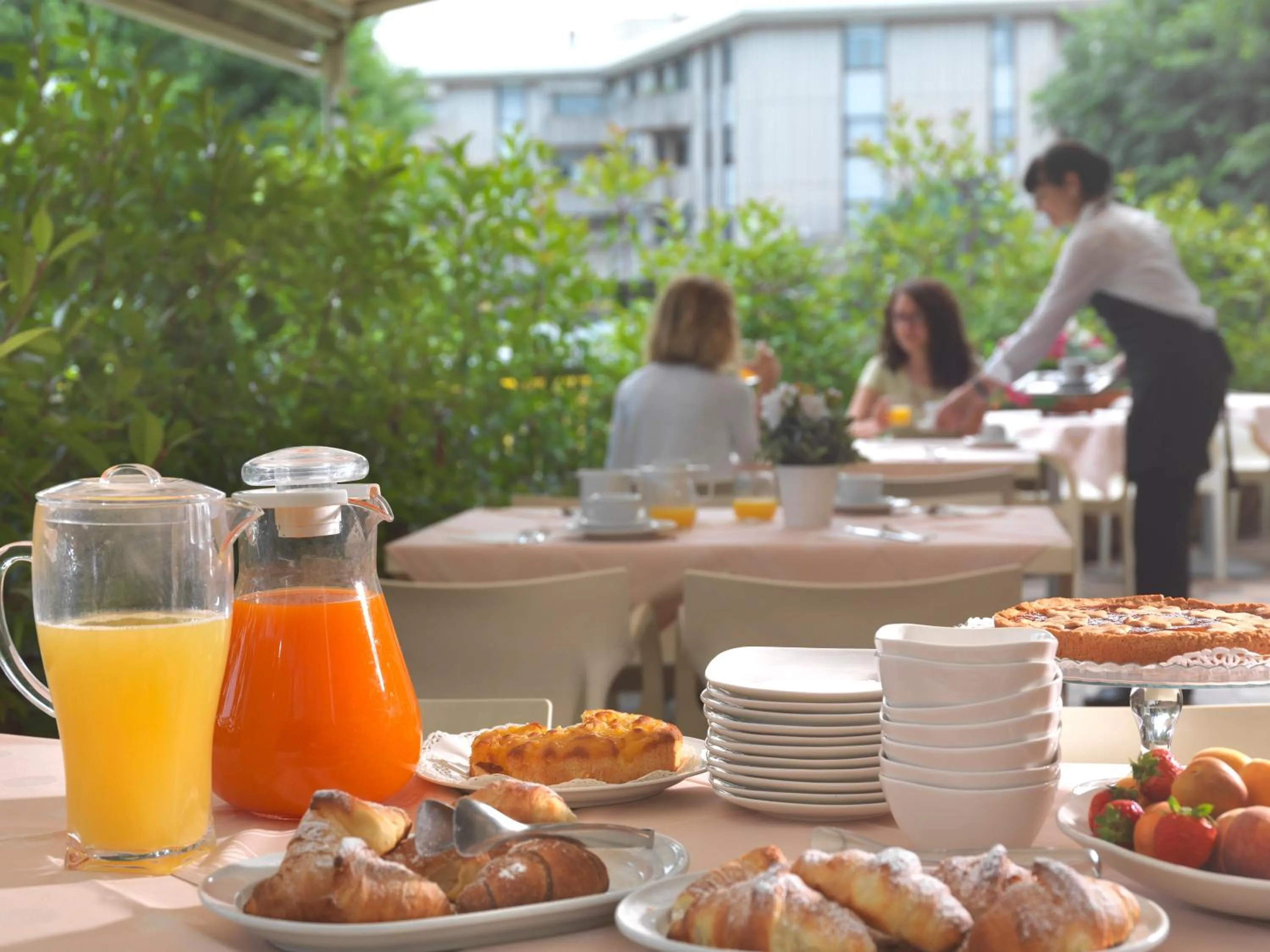 Balcony/Terrace in Hotel Ristorante Alcide