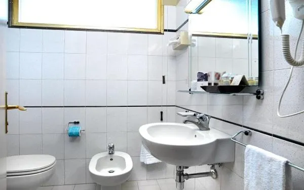 Toilet in Hotel Ristorante Alcide