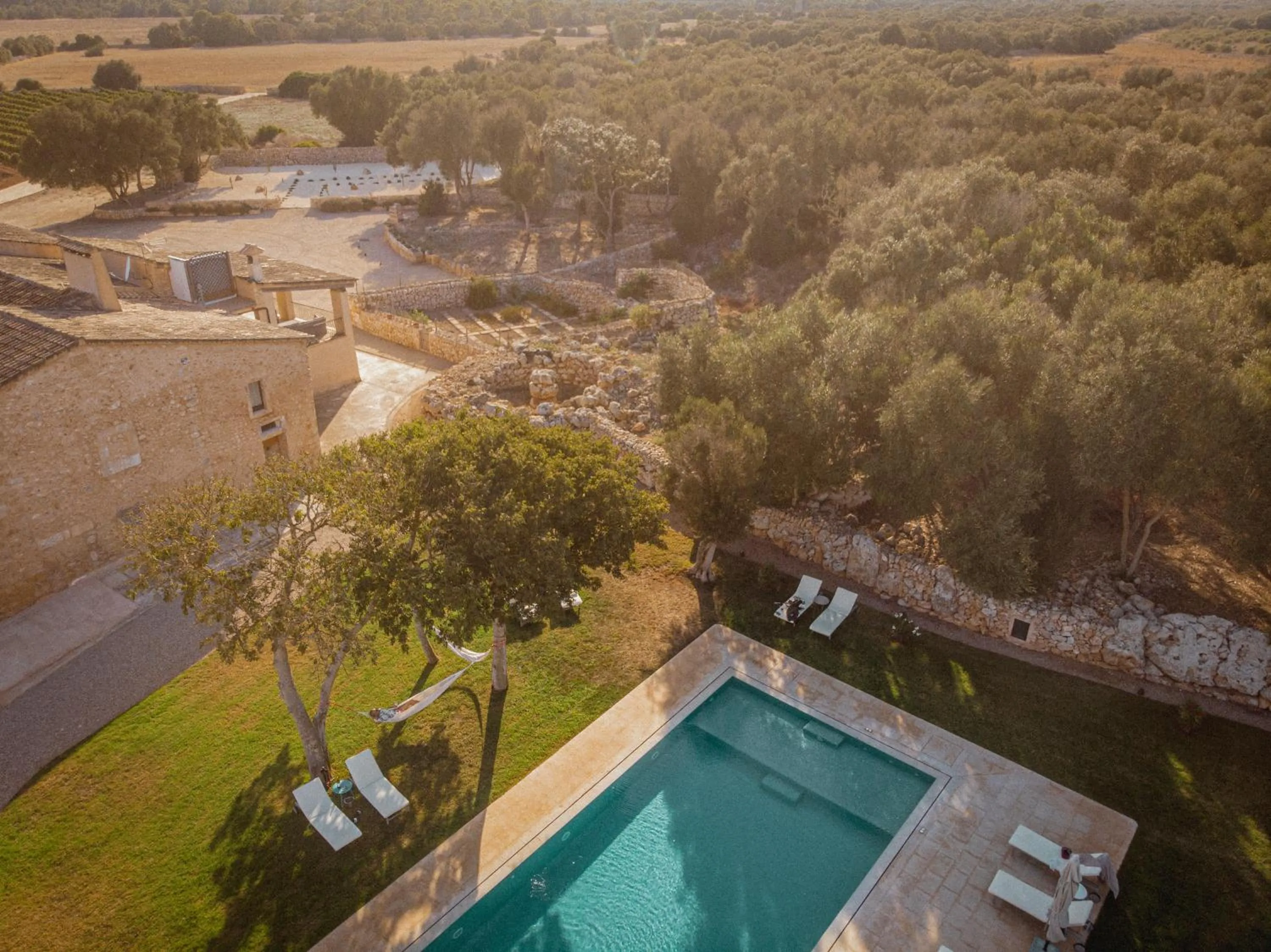 Swimming pool in Finca Gomera - Agroturismo Hotel