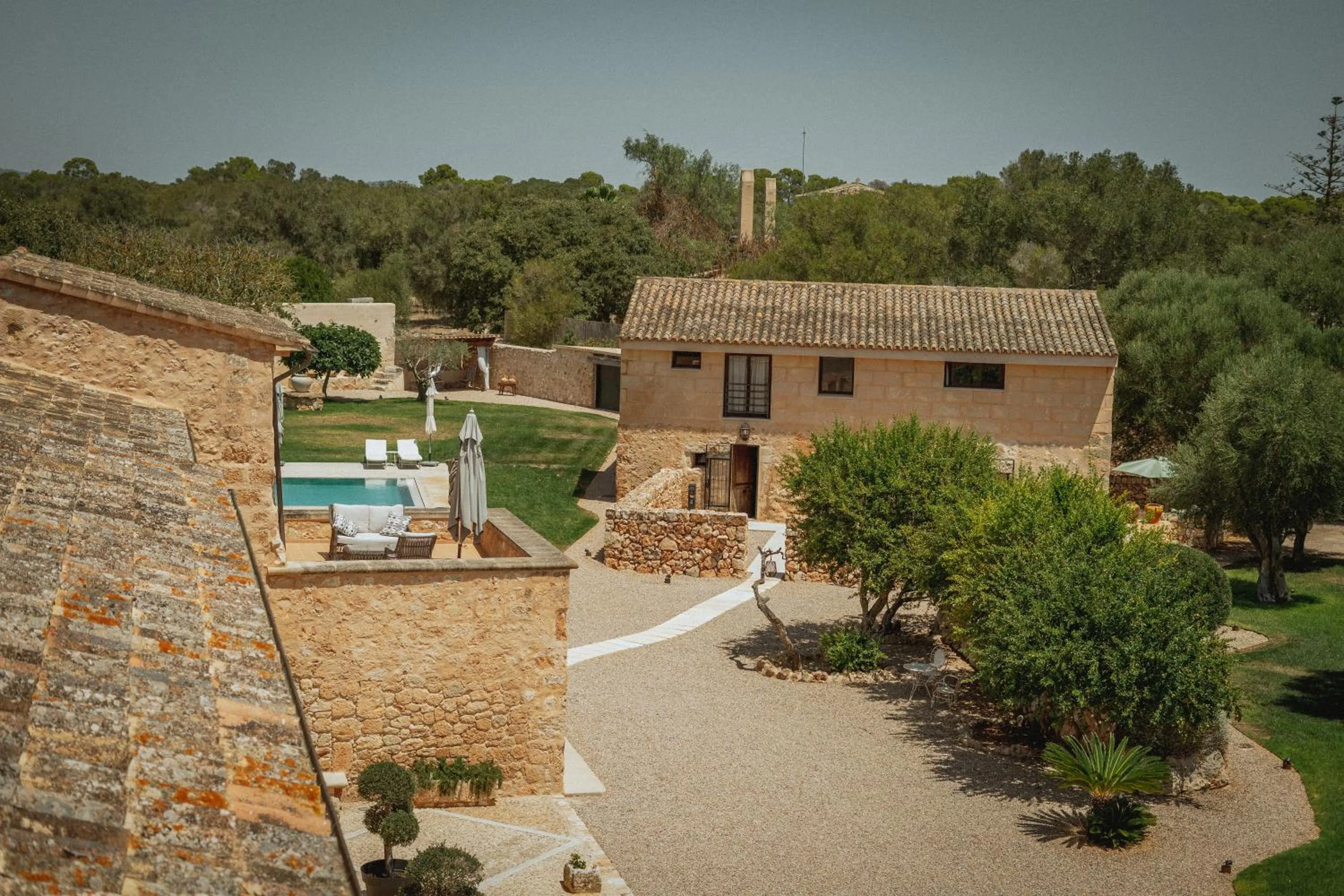 Bird's eye view in Finca Gomera - Agroturismo Hotel