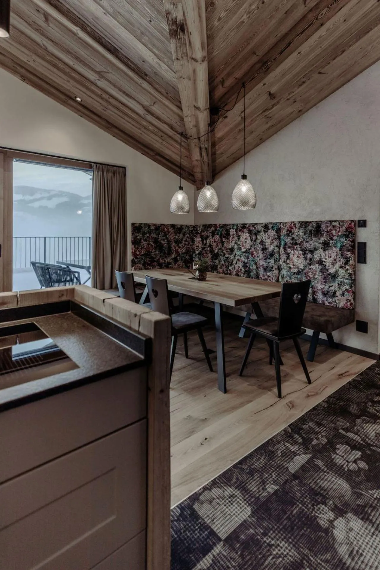 Dining area in Biohof Ebengut