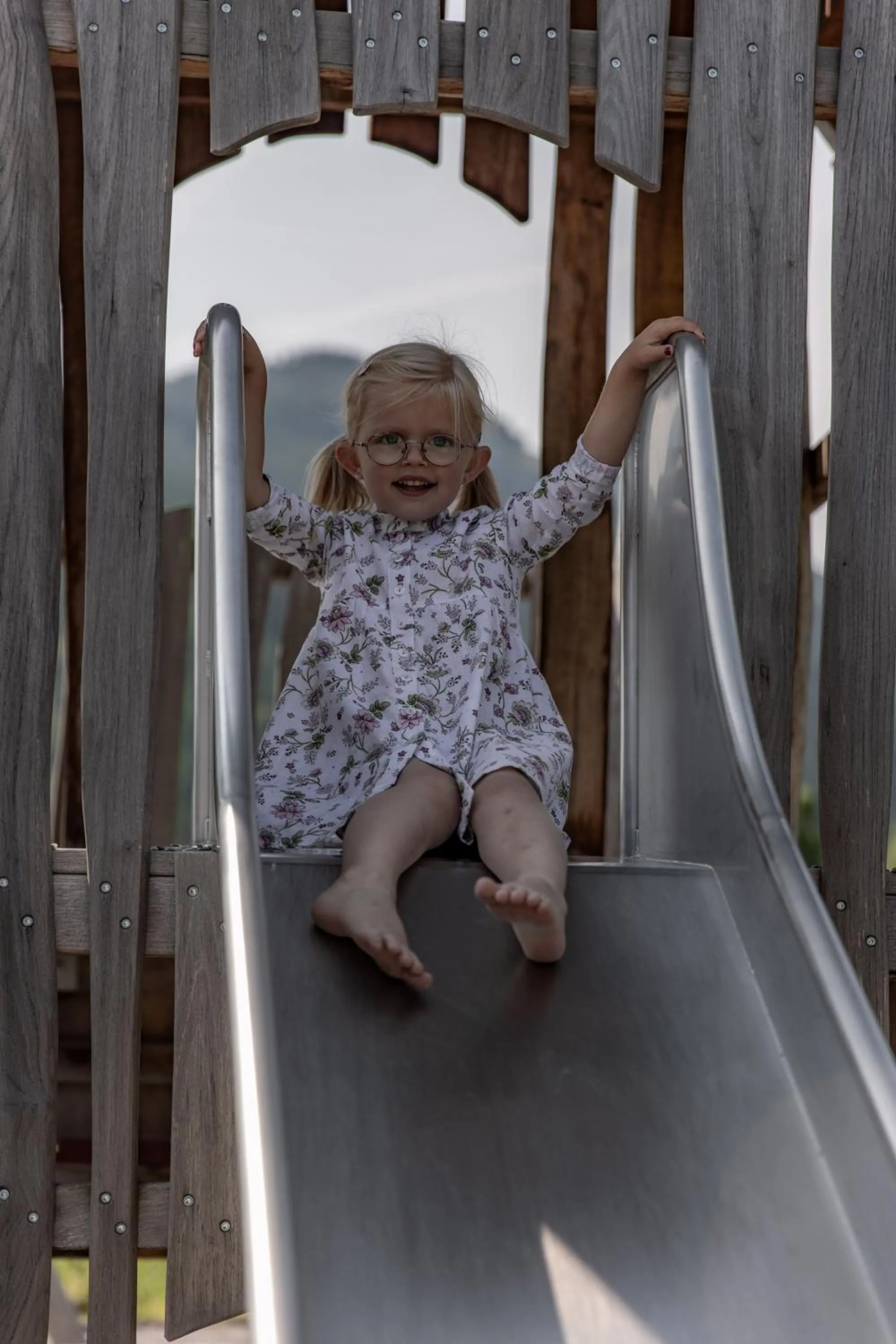 Children play ground in Biohof Ebengut
