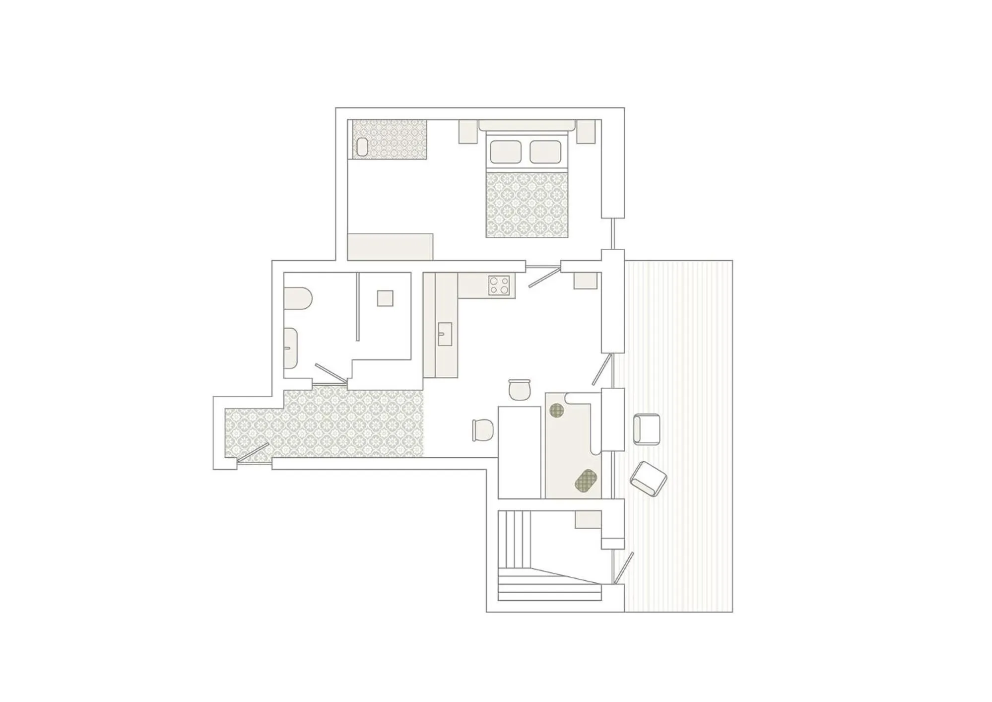 Photo of the whole room in Biohof Ebengut