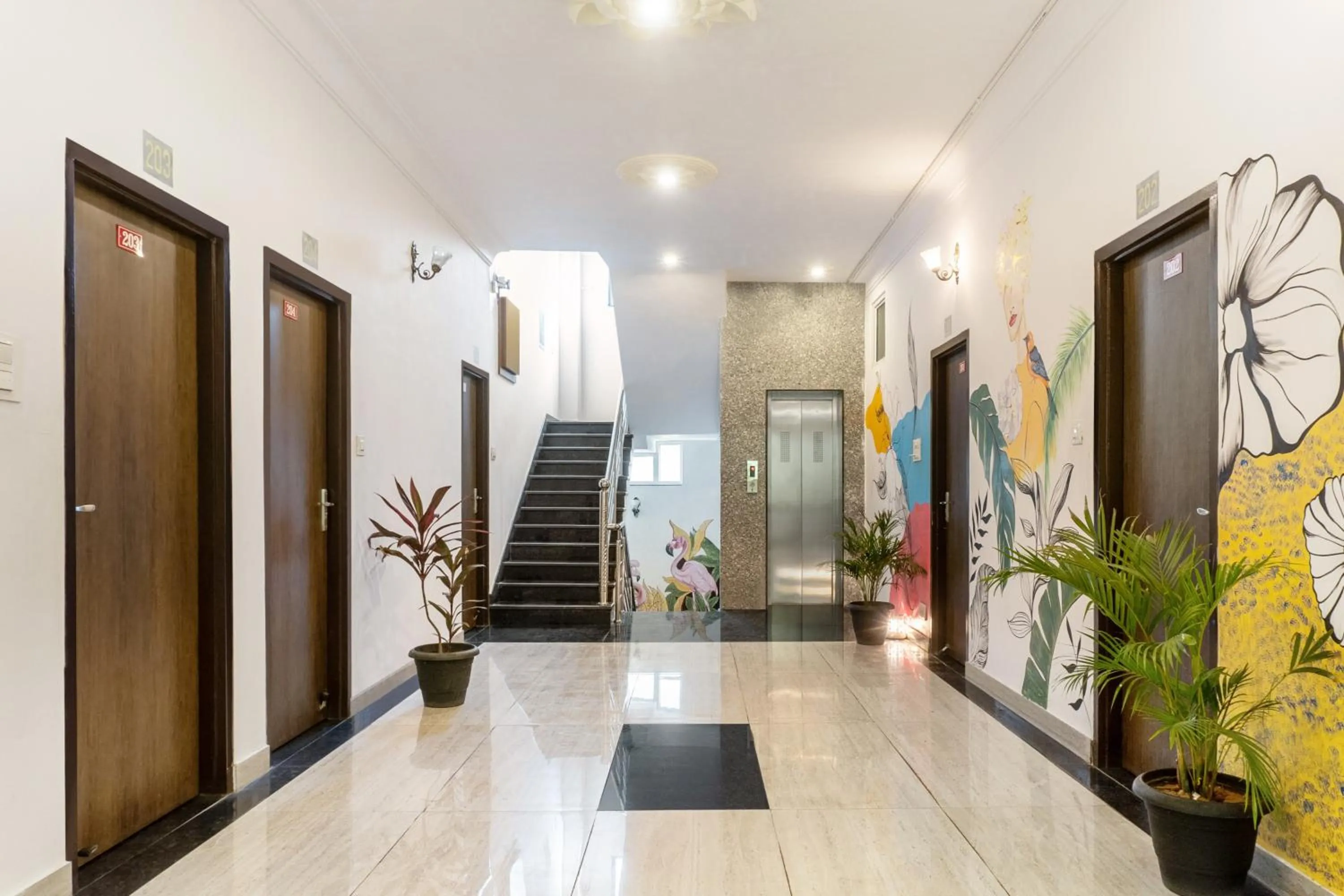 elevator in Treebo The Fresco Lake Pichola