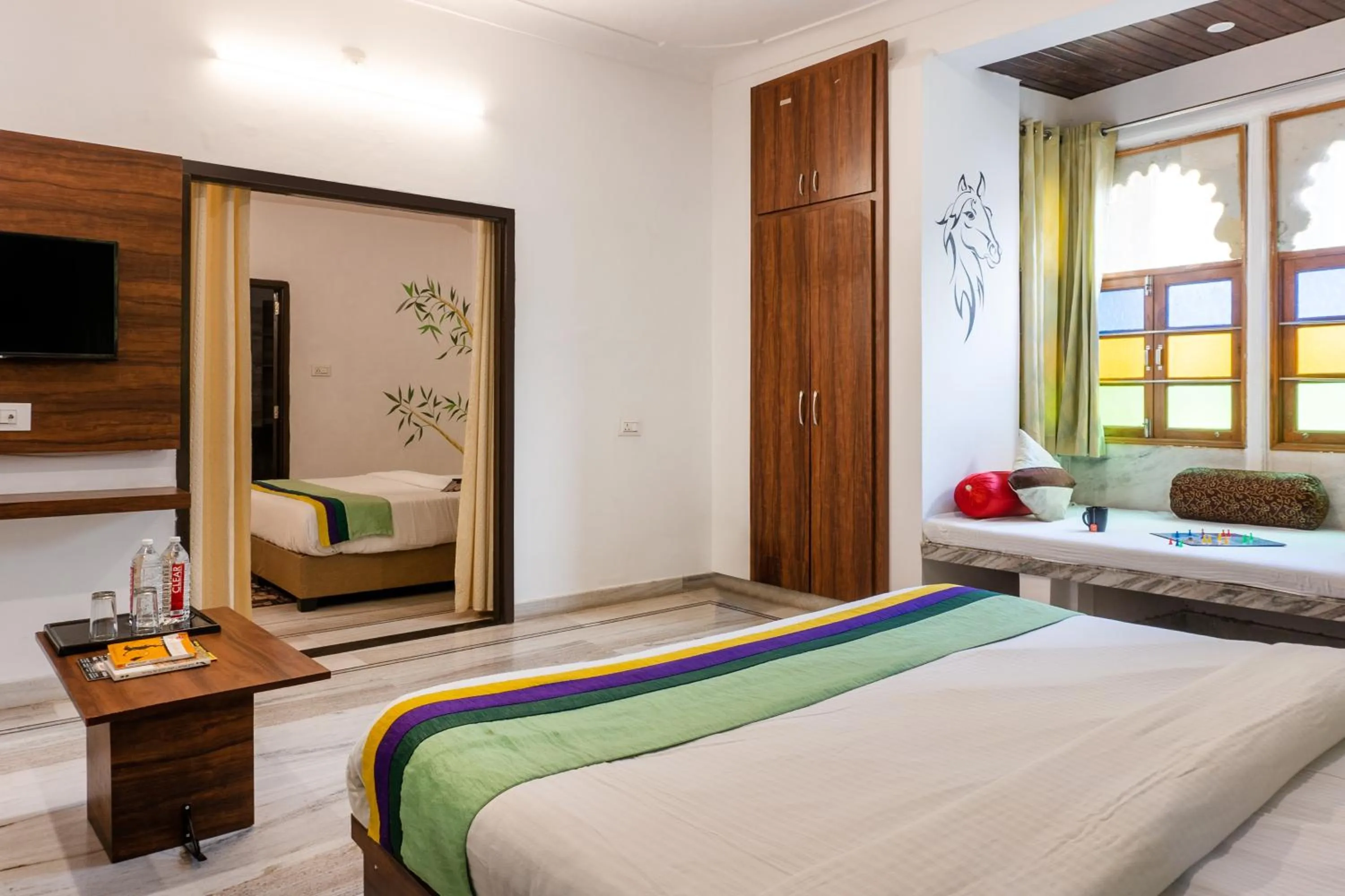 Bedroom, Bed in Treebo The Fresco Lake Pichola