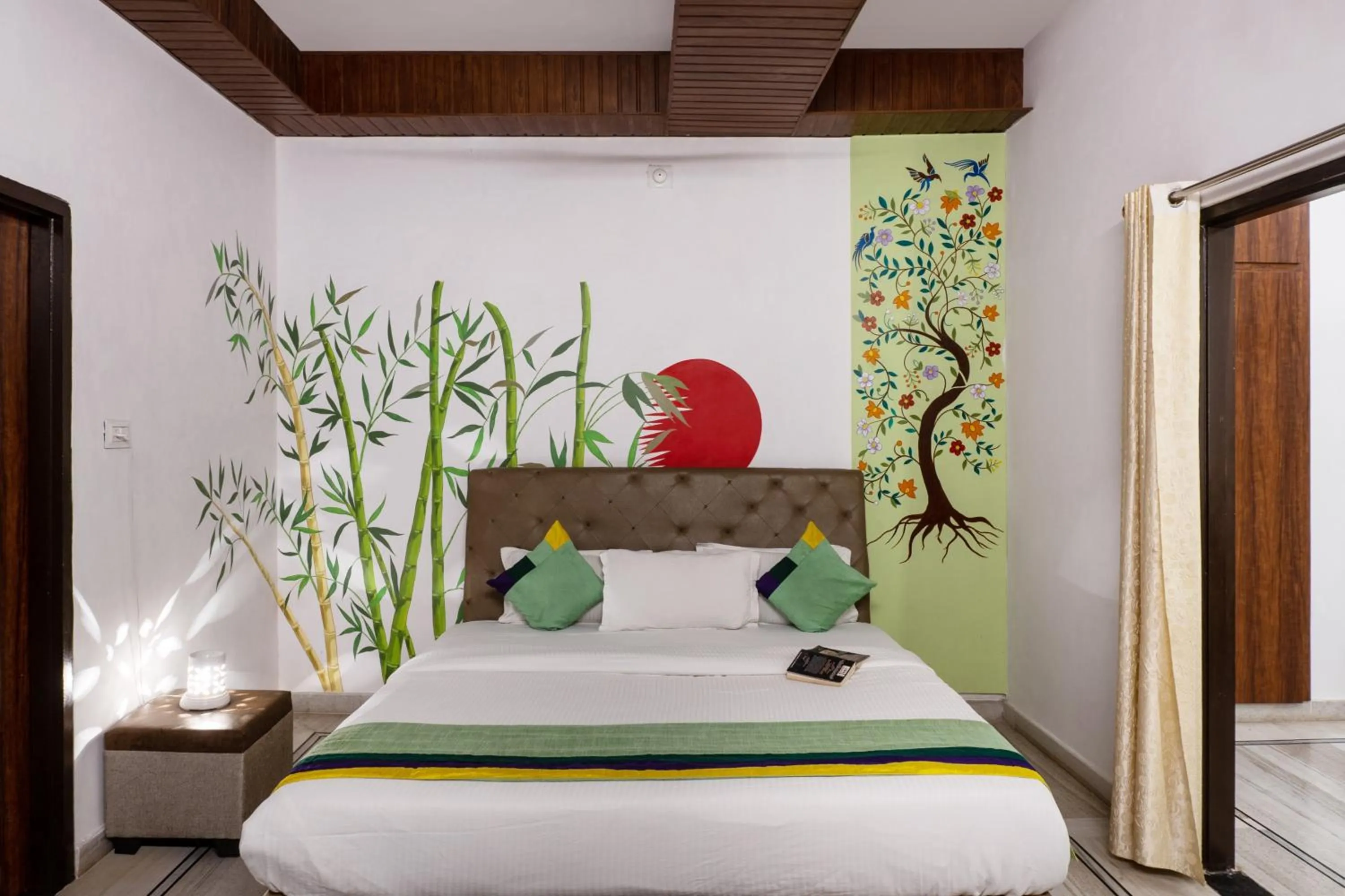 Bedroom, Bed in Treebo The Fresco Lake Pichola