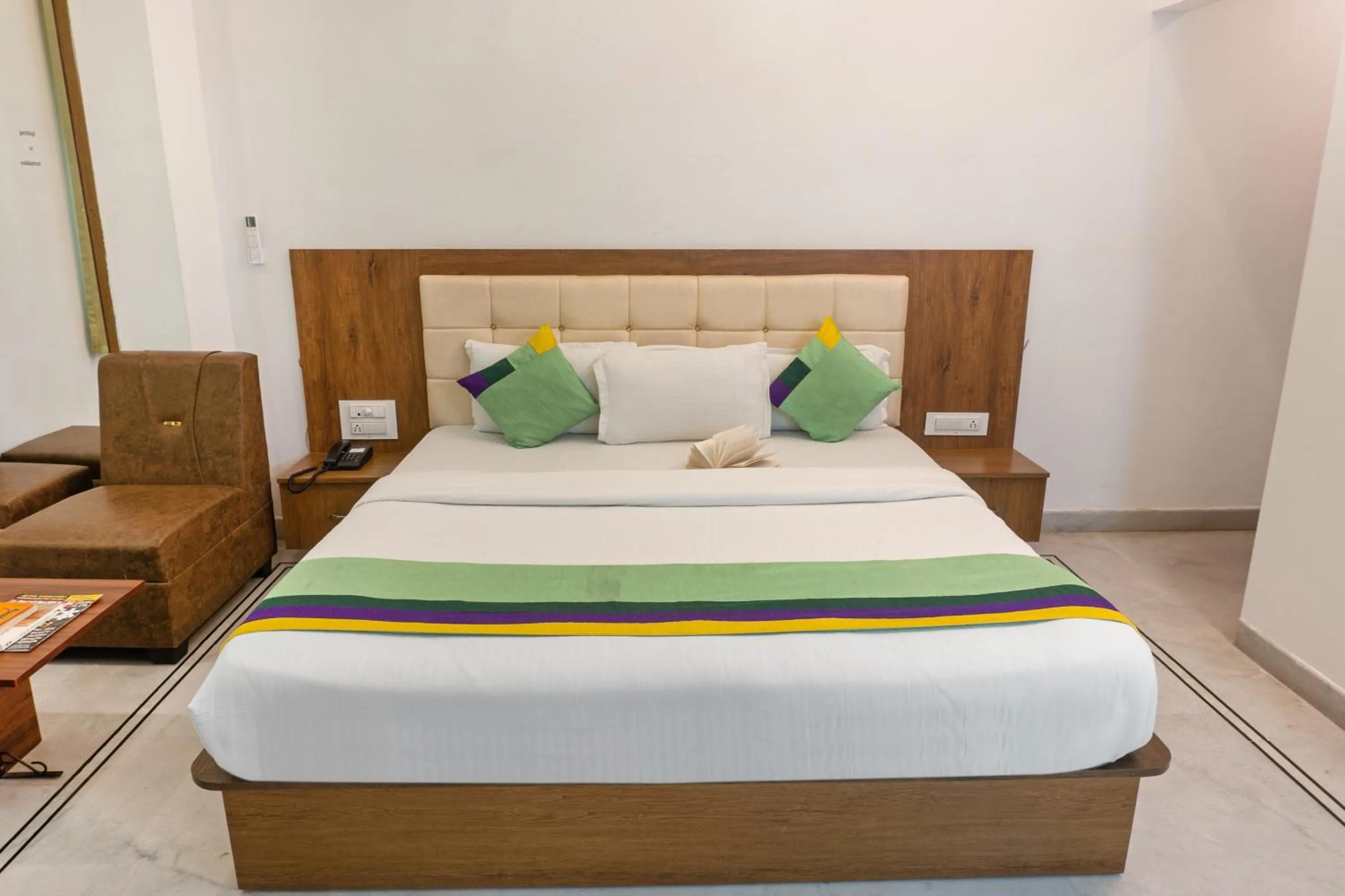 Bedroom, Bed in Treebo The Fresco Lake Pichola