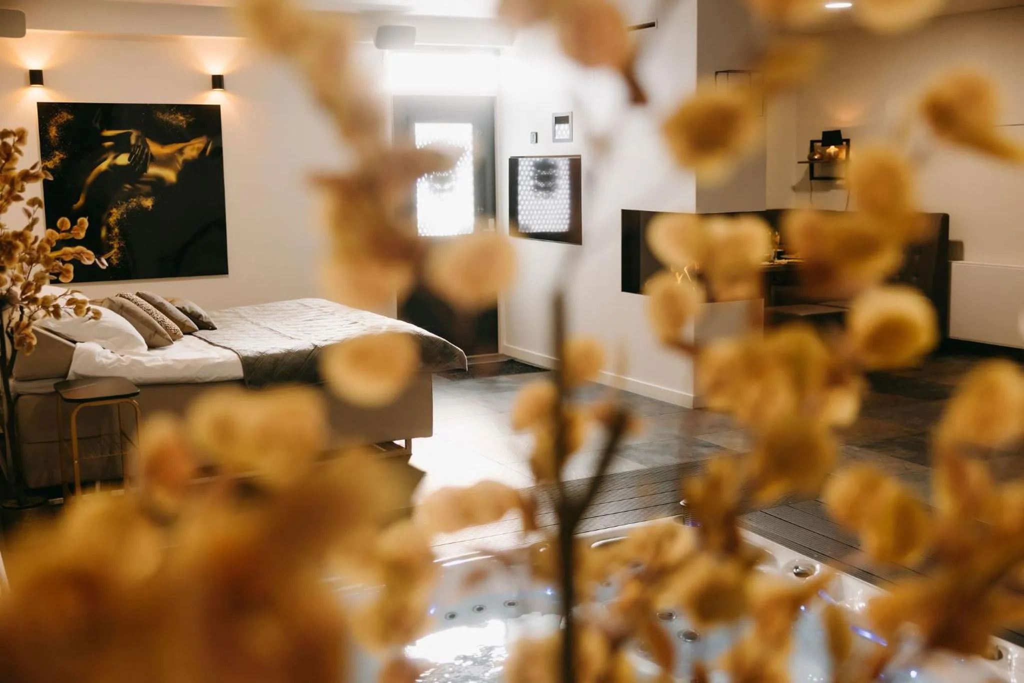 Bed in Maas en Waal Wellness & Suites