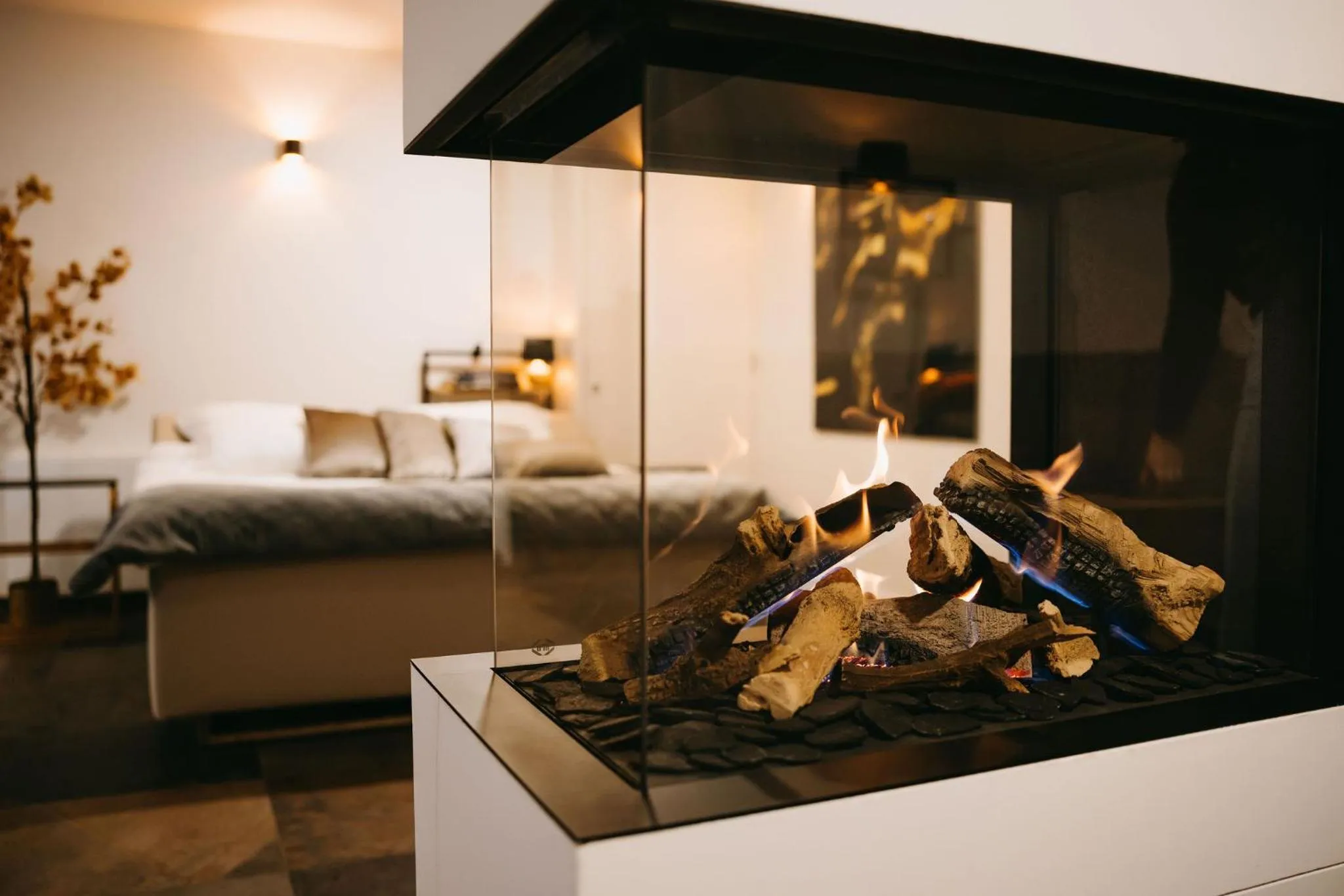 Bed in Maas en Waal Wellness & Suites