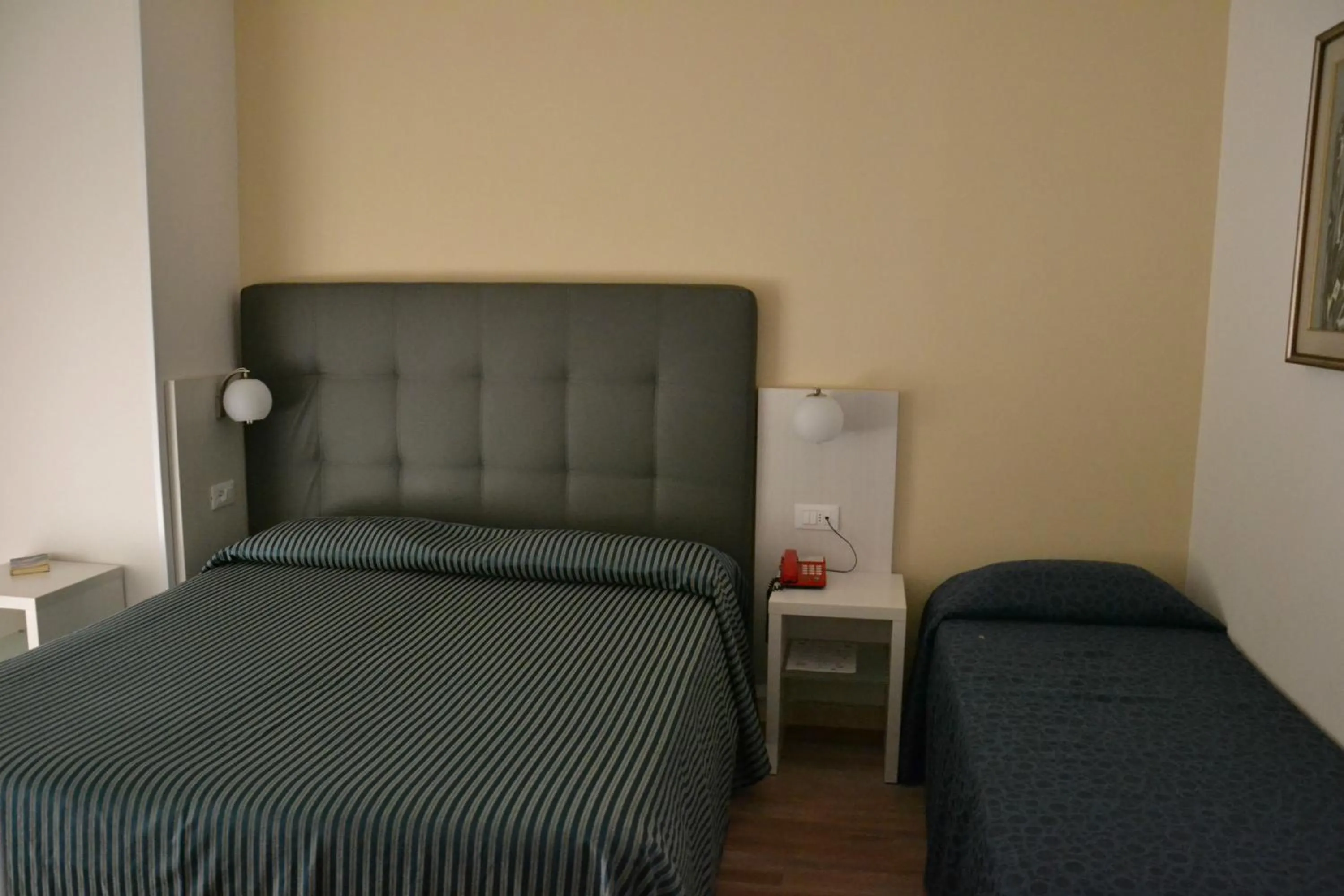 Bed in Hotel Stockholm