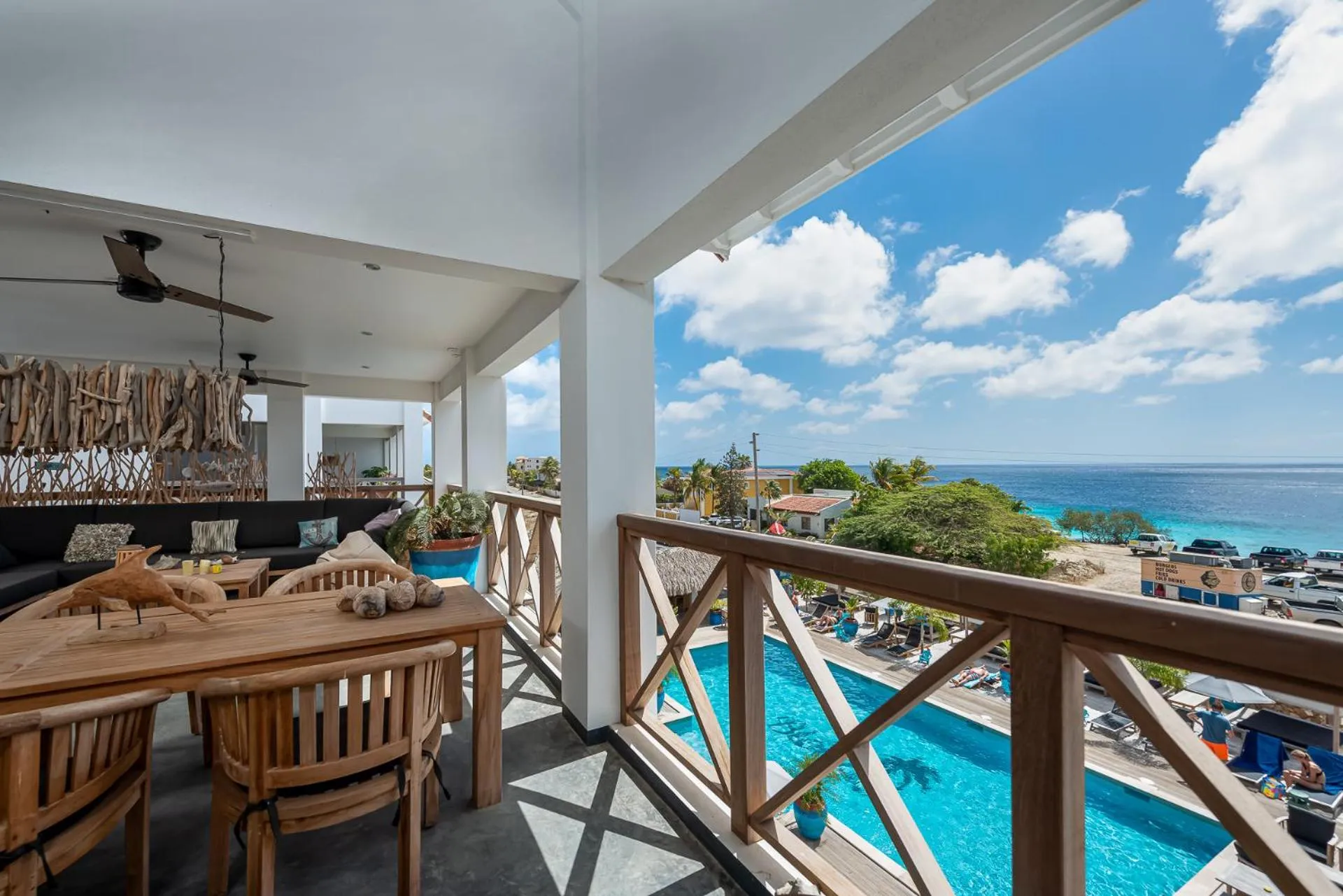 Balcony/Terrace in Bloozz resort Bonaire
