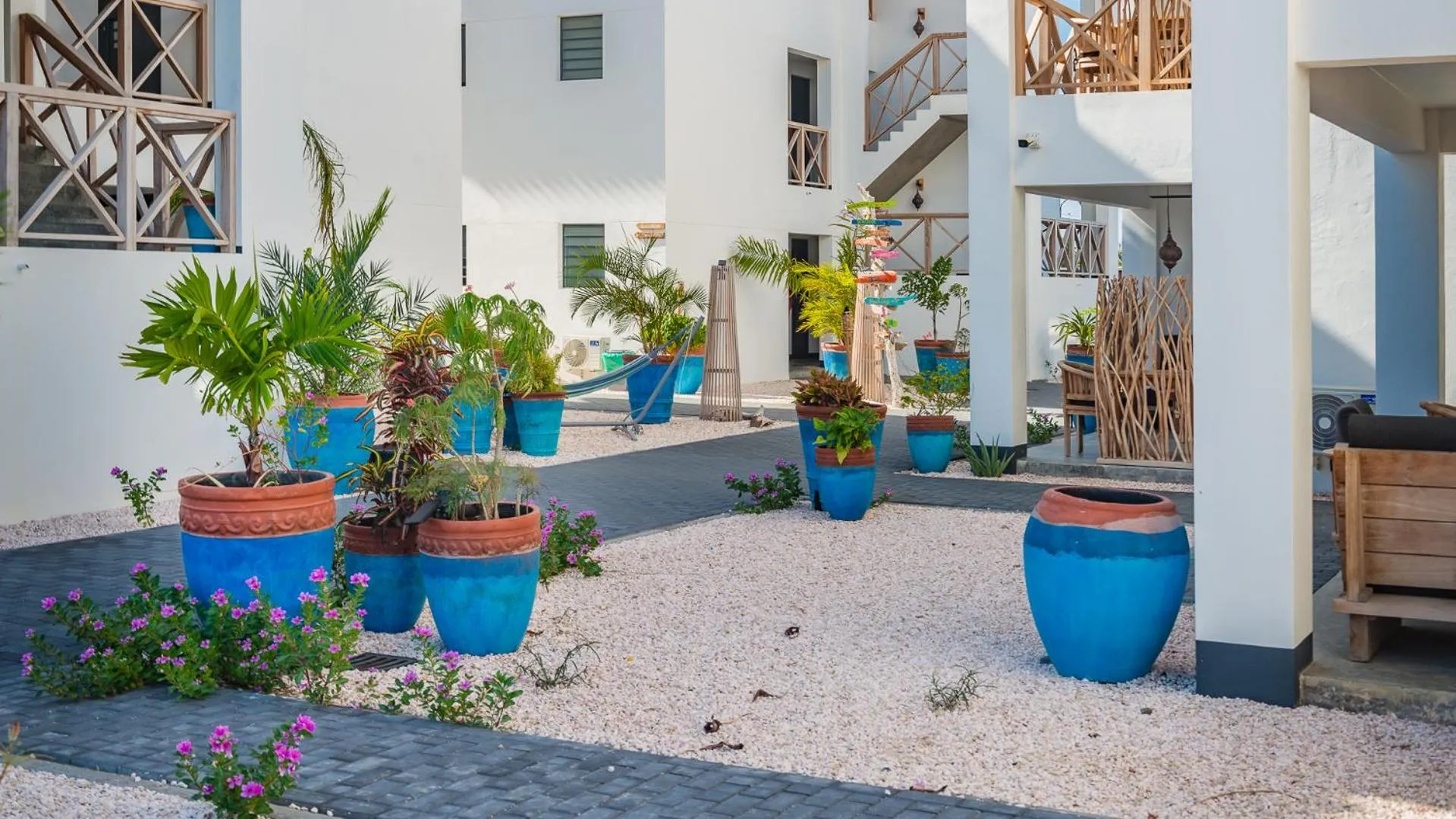 Garden in Bloozz resort Bonaire