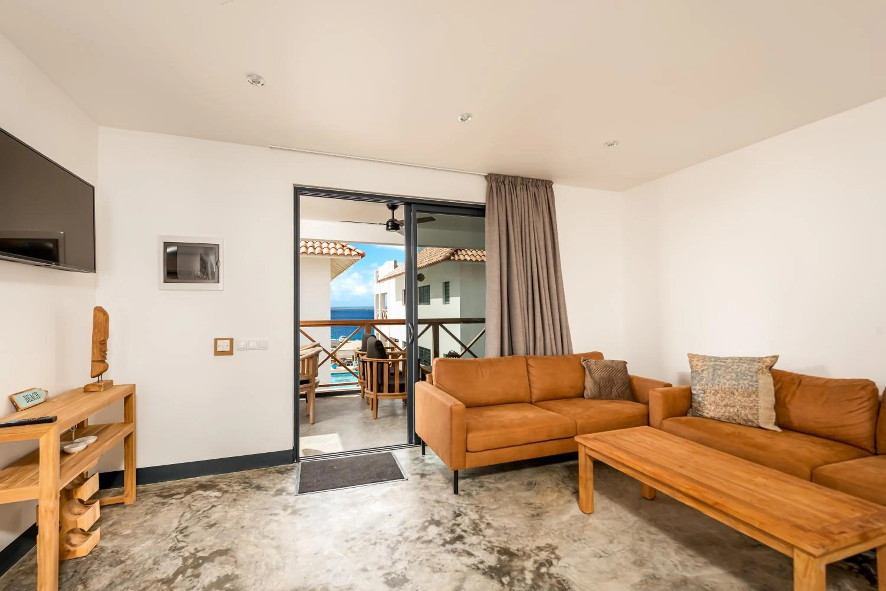 Living room in Bloozz resort Bonaire