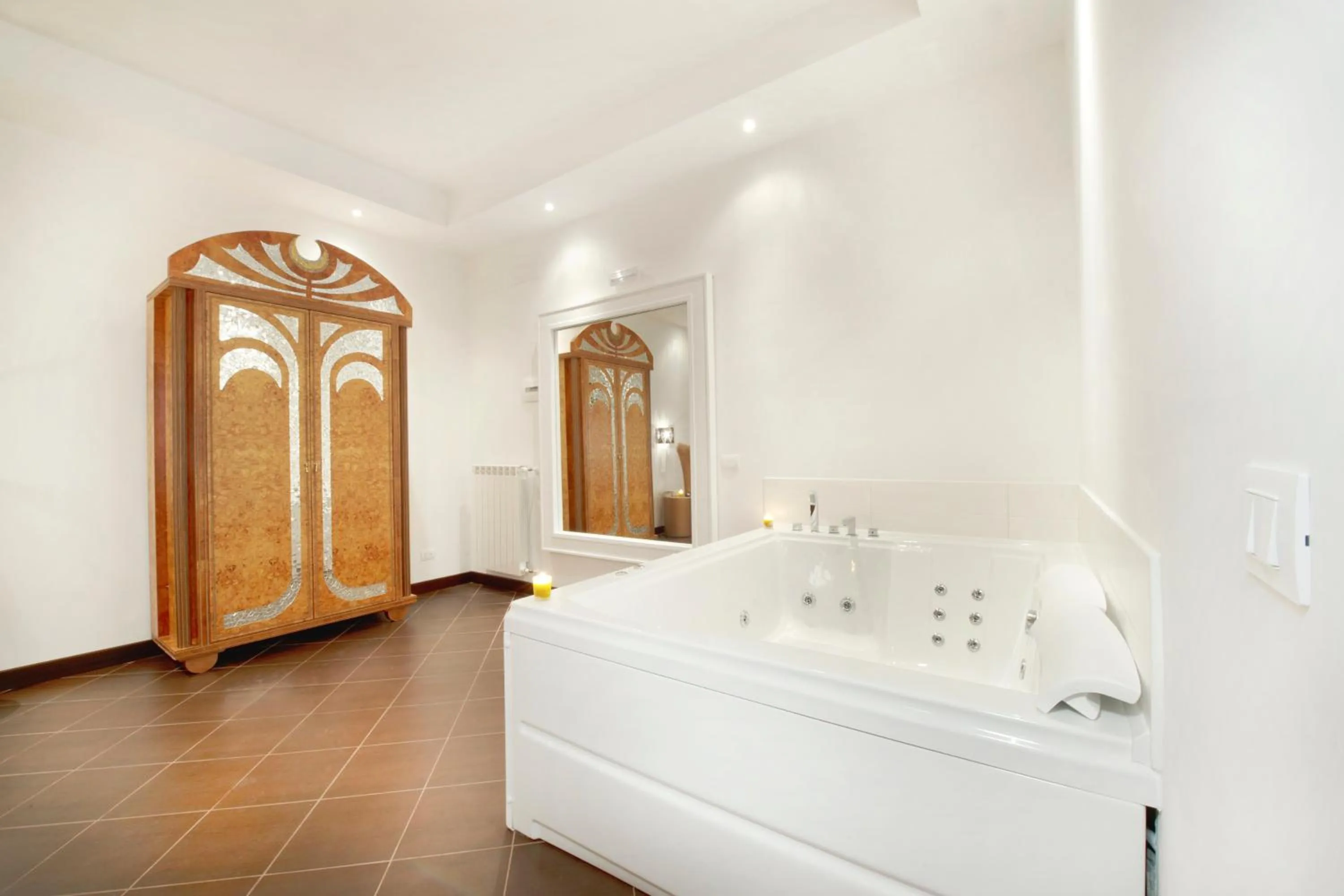 Bathroom in Hotel Quadrifoglio Roma Eur