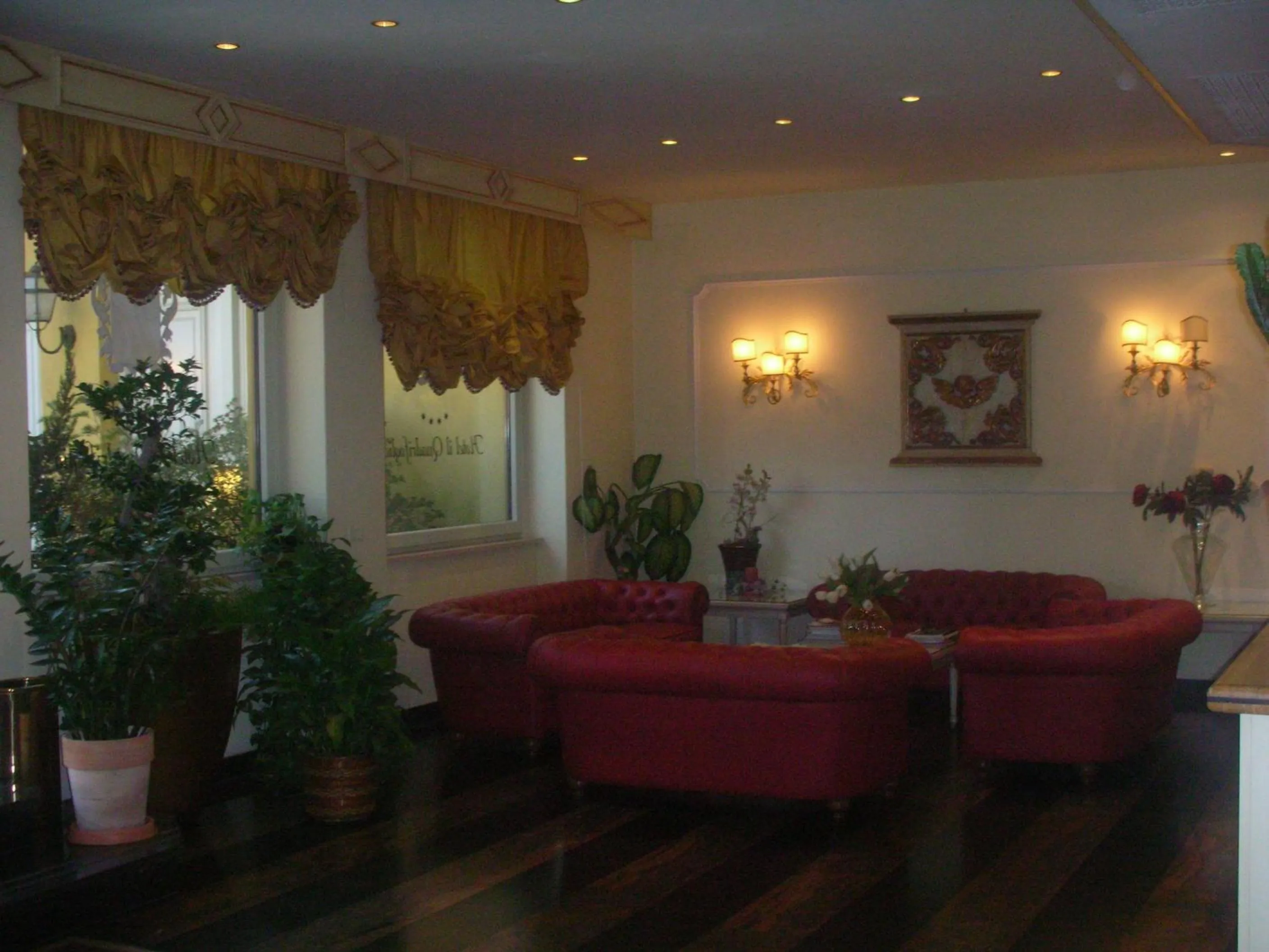 Lobby or reception in Hotel Quadrifoglio Roma Eur