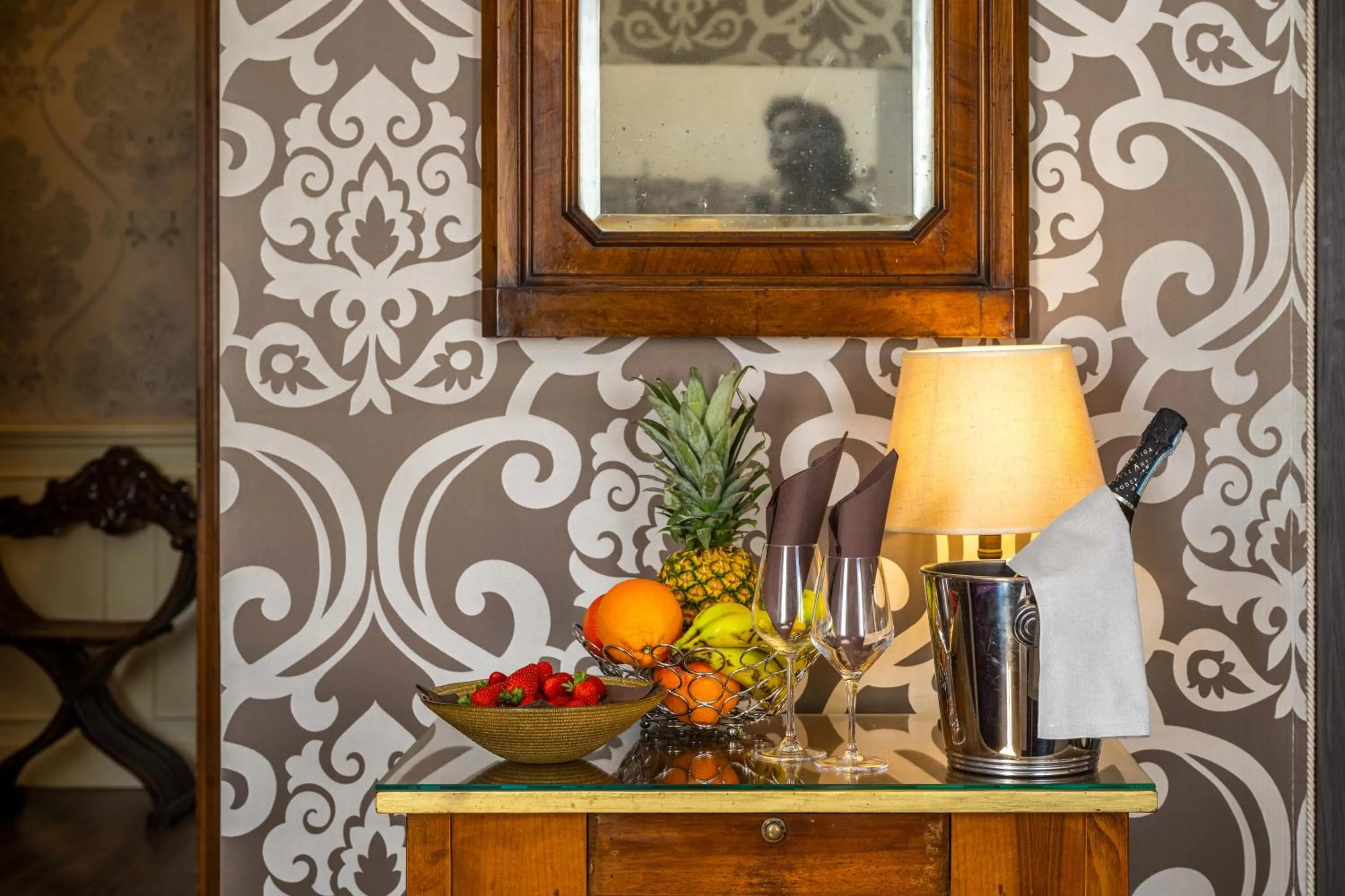 Decorative detail in Hotel Casa Nicolò Priuli