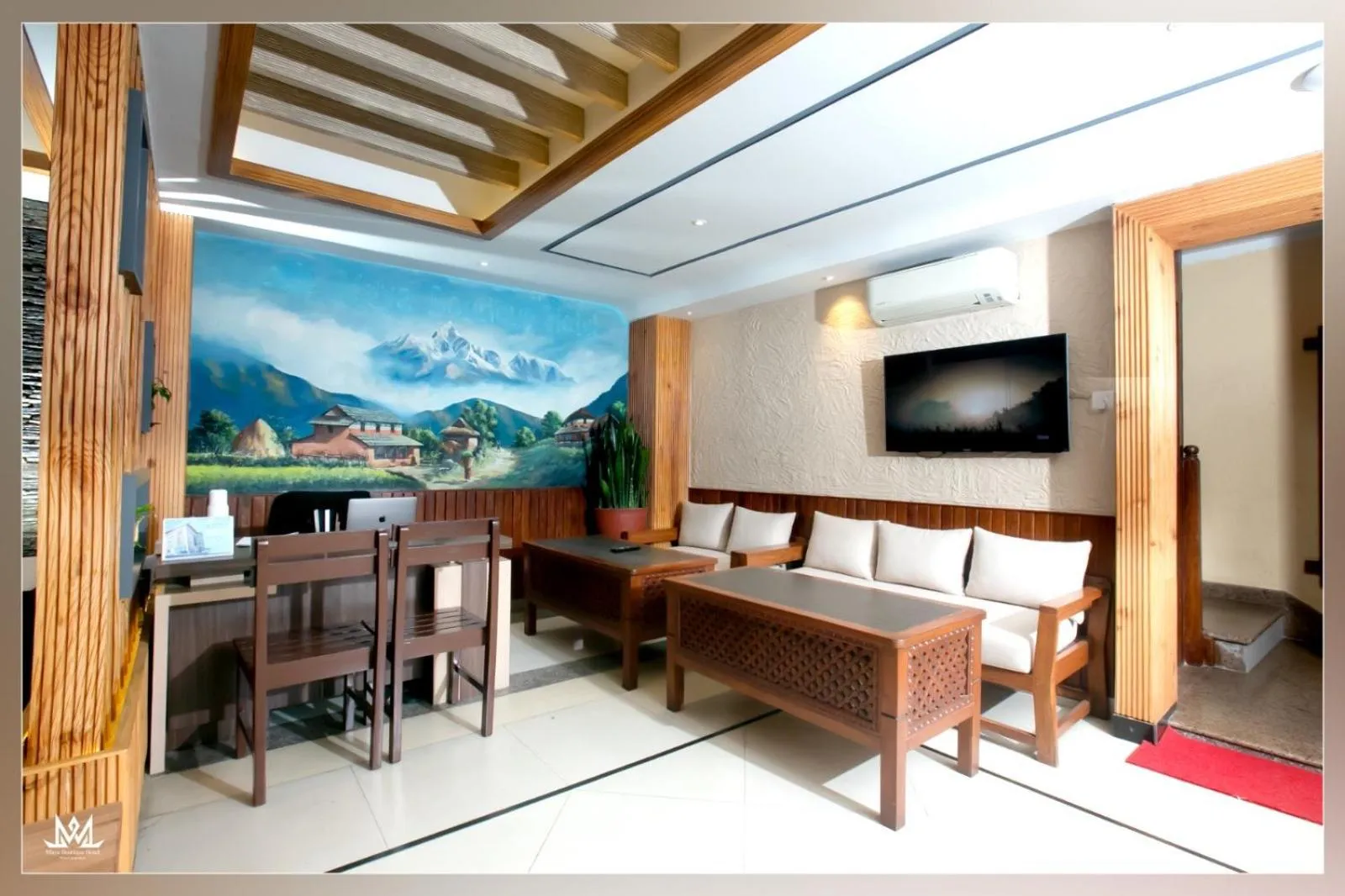 Seating area in Maya Boutique Hotel