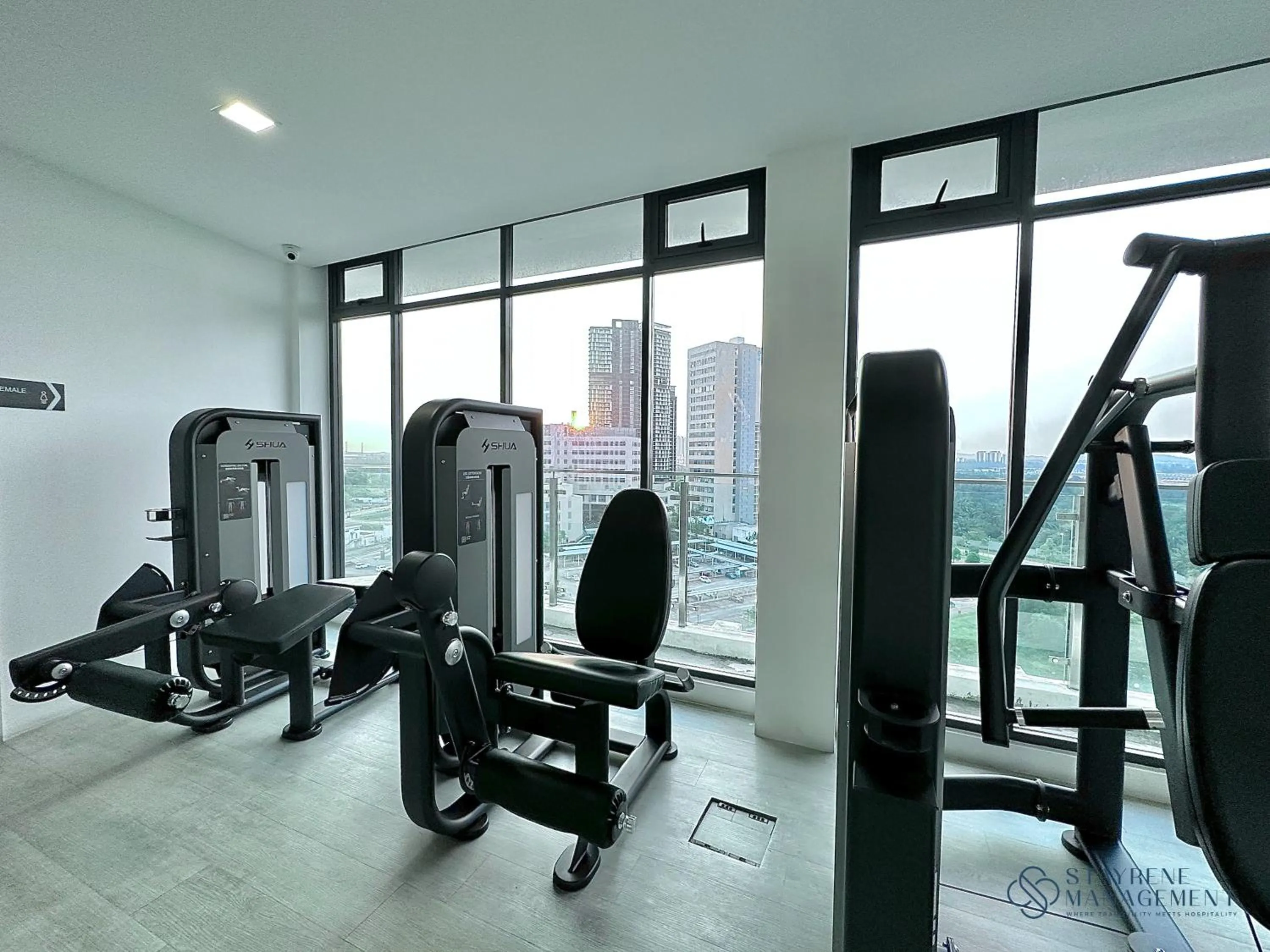 Fitness centre/facilities in The Elysia Suites