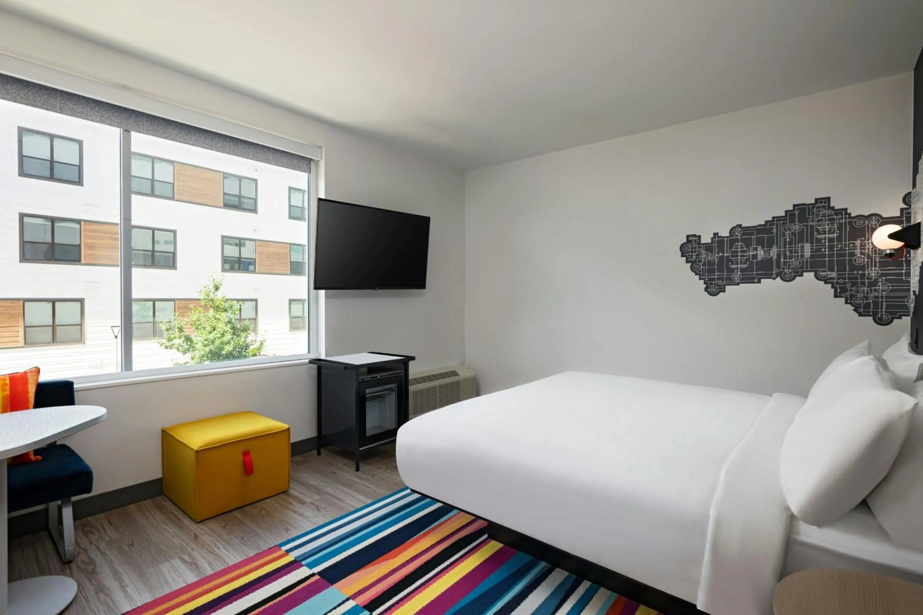 Bedroom, Bed in Aloft Austin Southwest