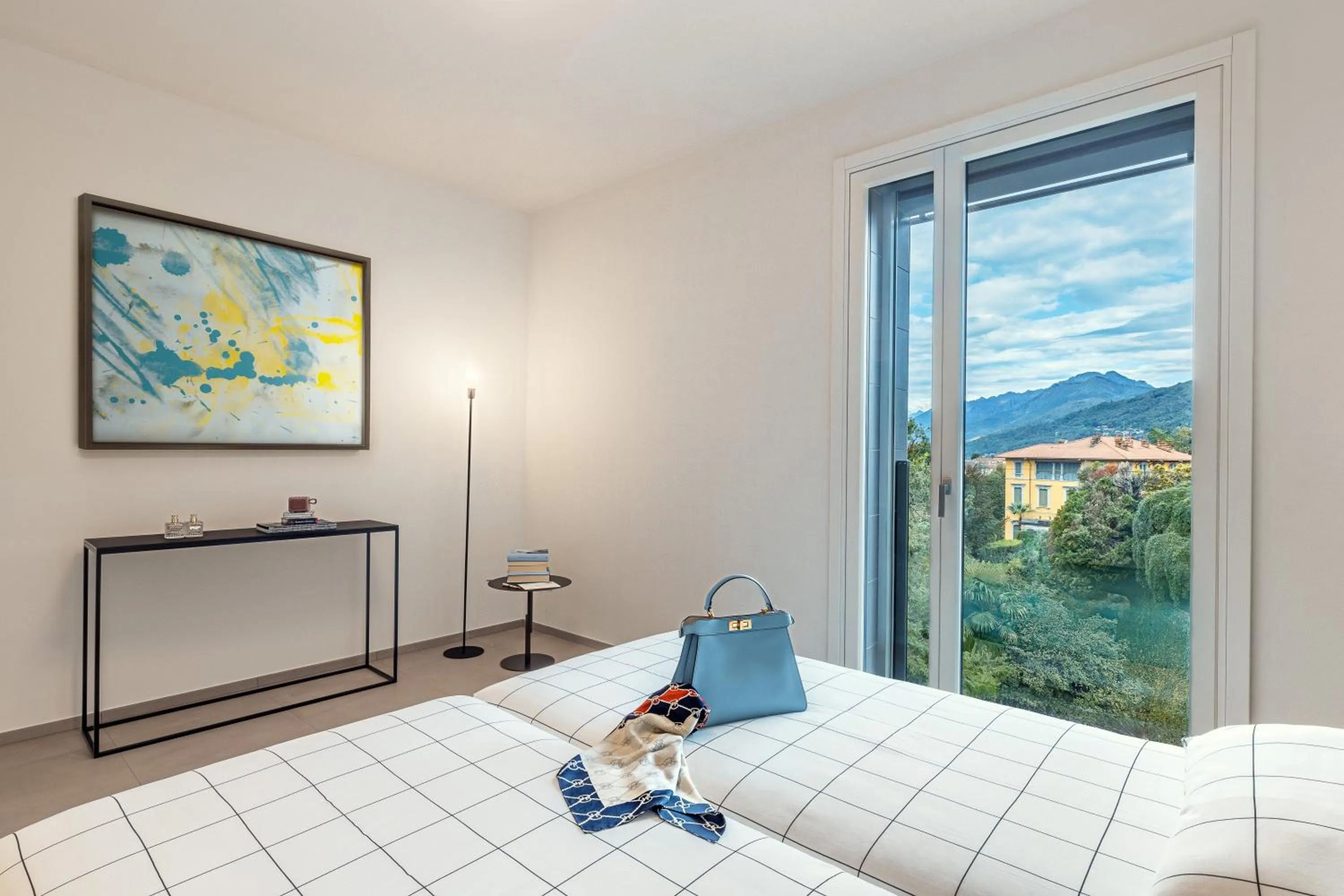 Natural landscape, Bed in Grand Hotel Majestic