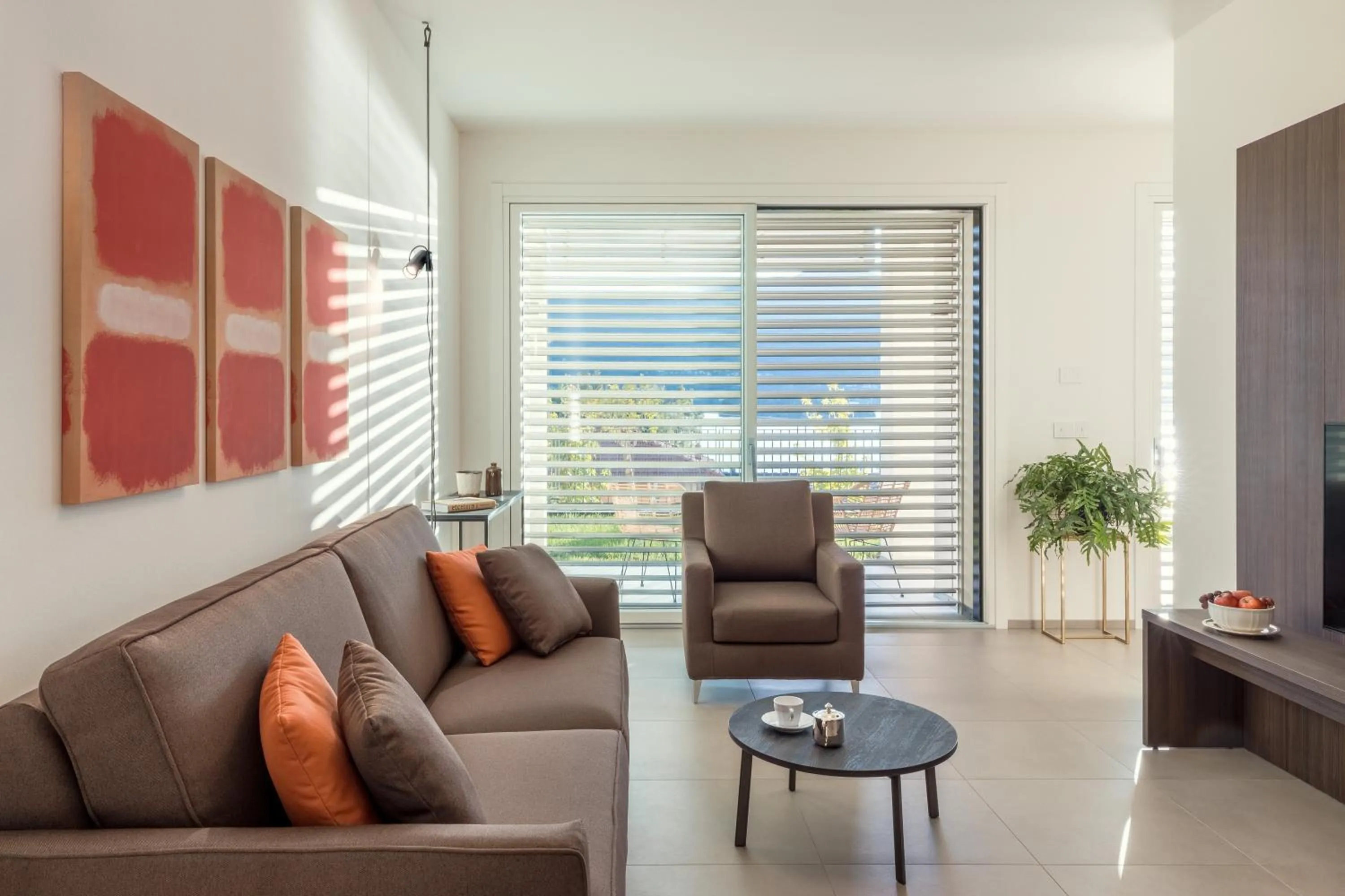 Living room in Grand Hotel Majestic