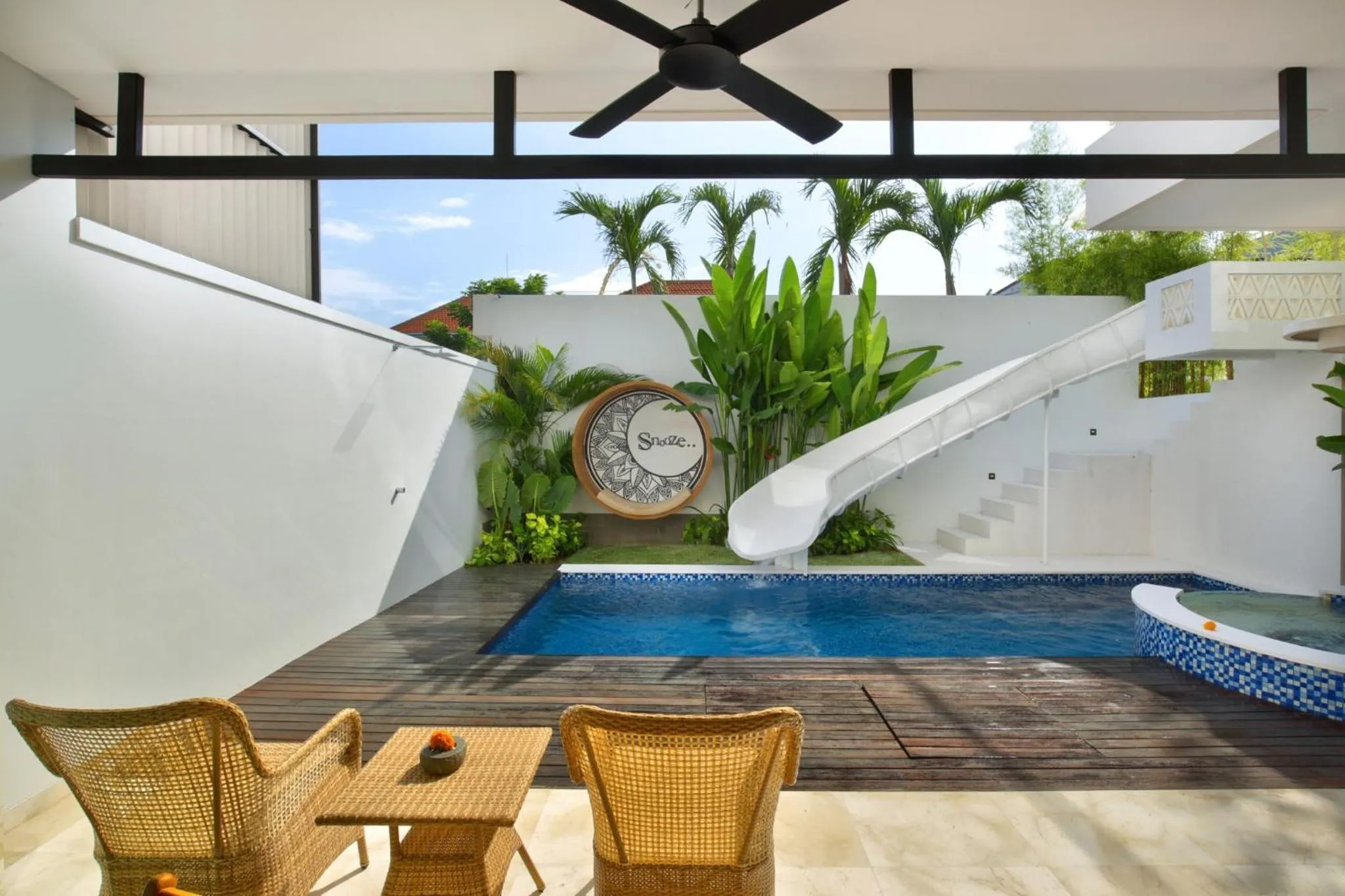 Swimming pool in Eight Palms Villa Seminyak by Ini Vie Hospitality