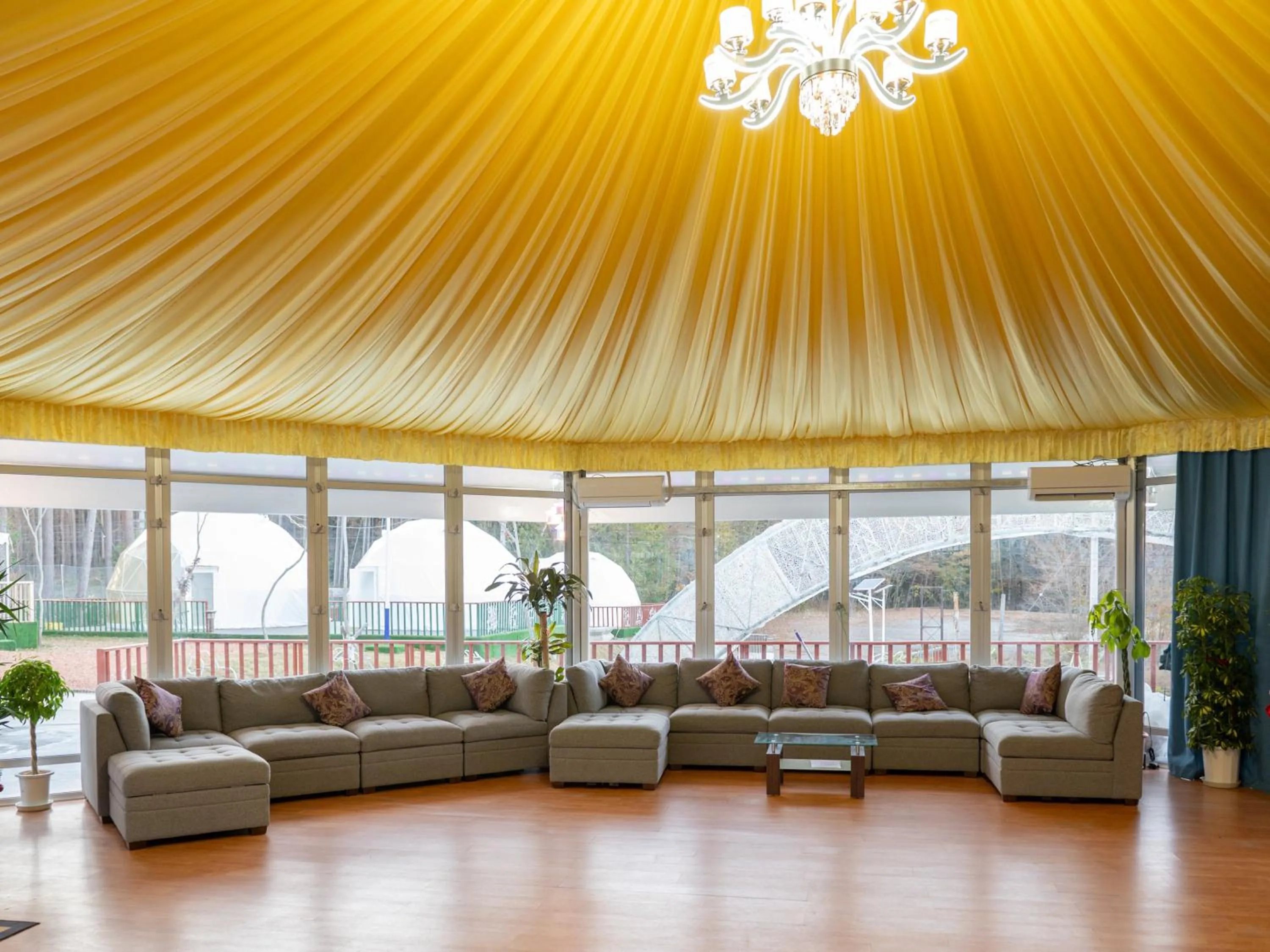 Lobby or reception in Fuji Hoshizorano Mura Tabist