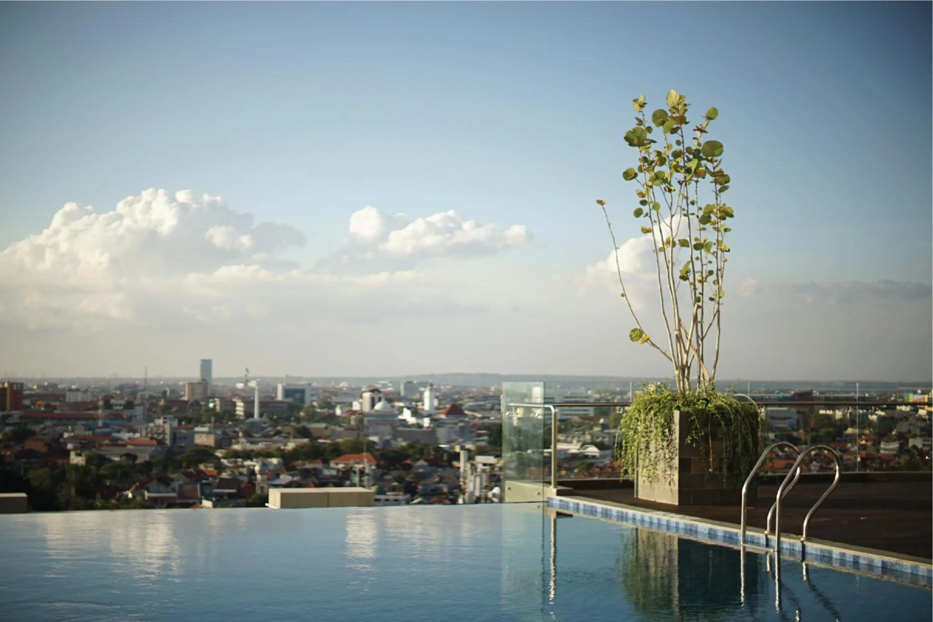 Pool view in Platinum Hotel Tunjungan Surabaya