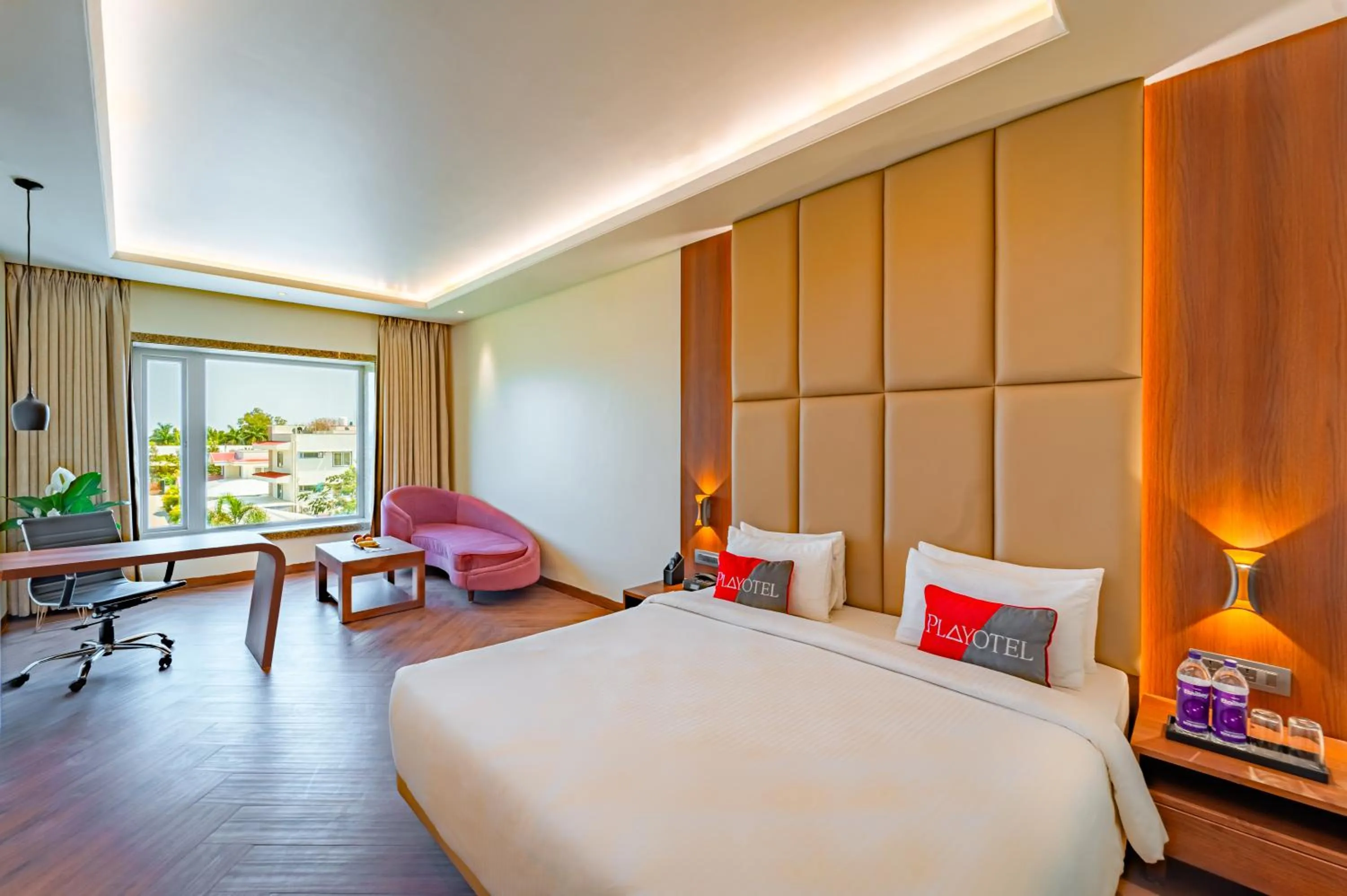 Photo of the whole room, Bed in Playotel Resort Bhopal