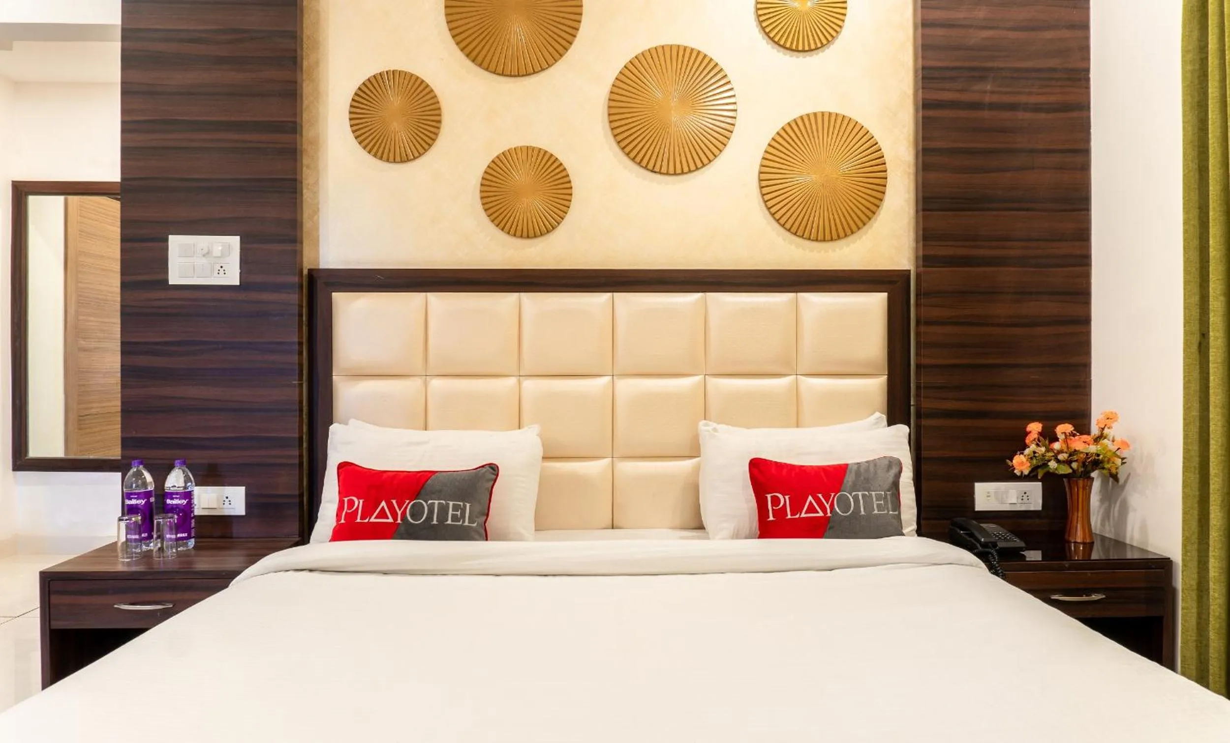 Bed in Playotel Resort Bhopal