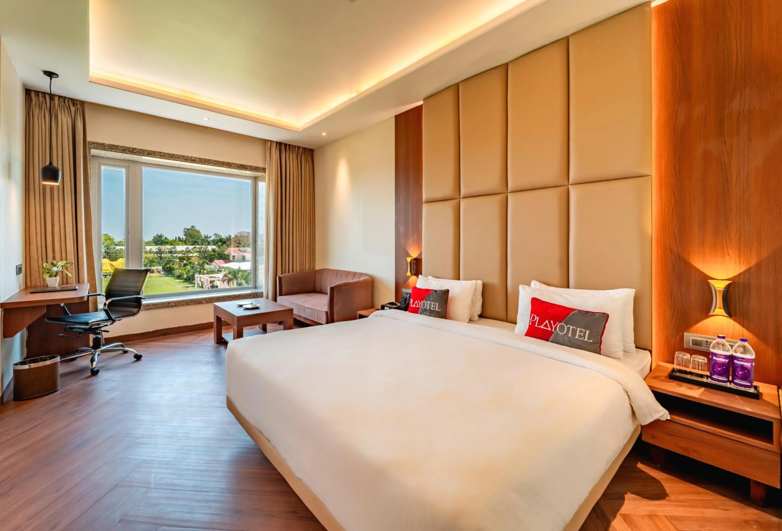 Photo of the whole room, Bed in Playotel Resort Bhopal