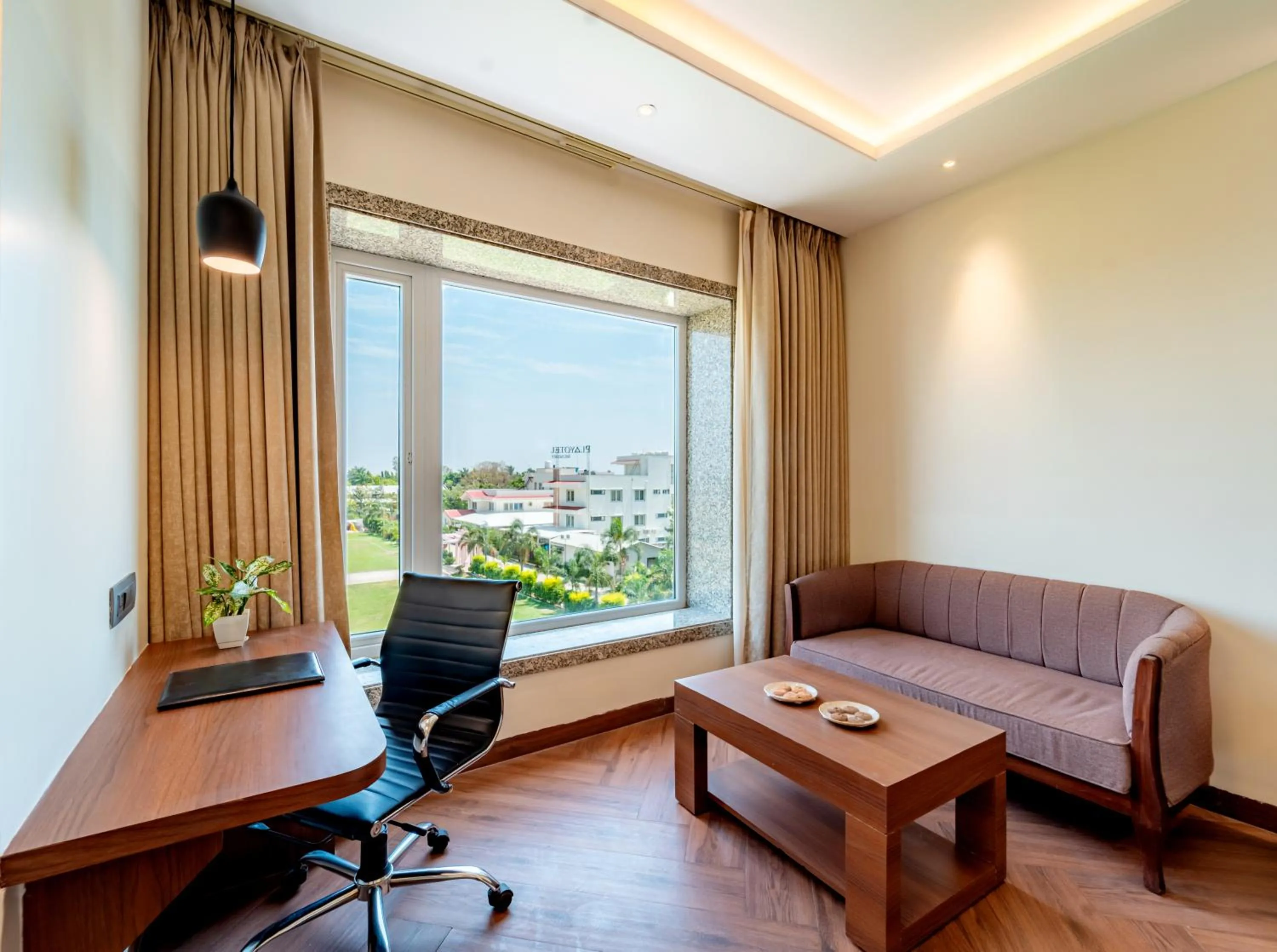 Seating area in Playotel Resort Bhopal