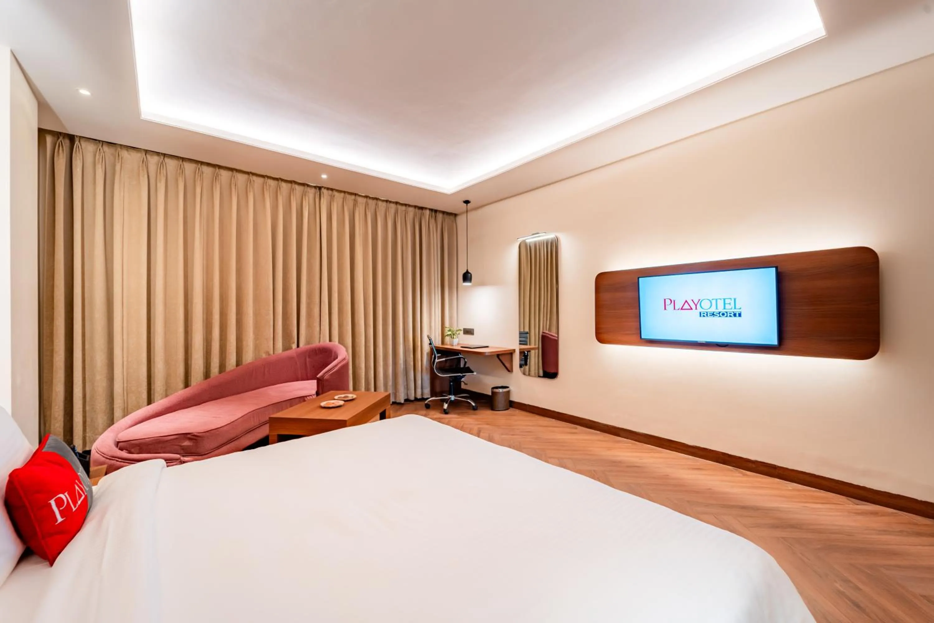 Photo of the whole room, Bed in Playotel Resort Bhopal