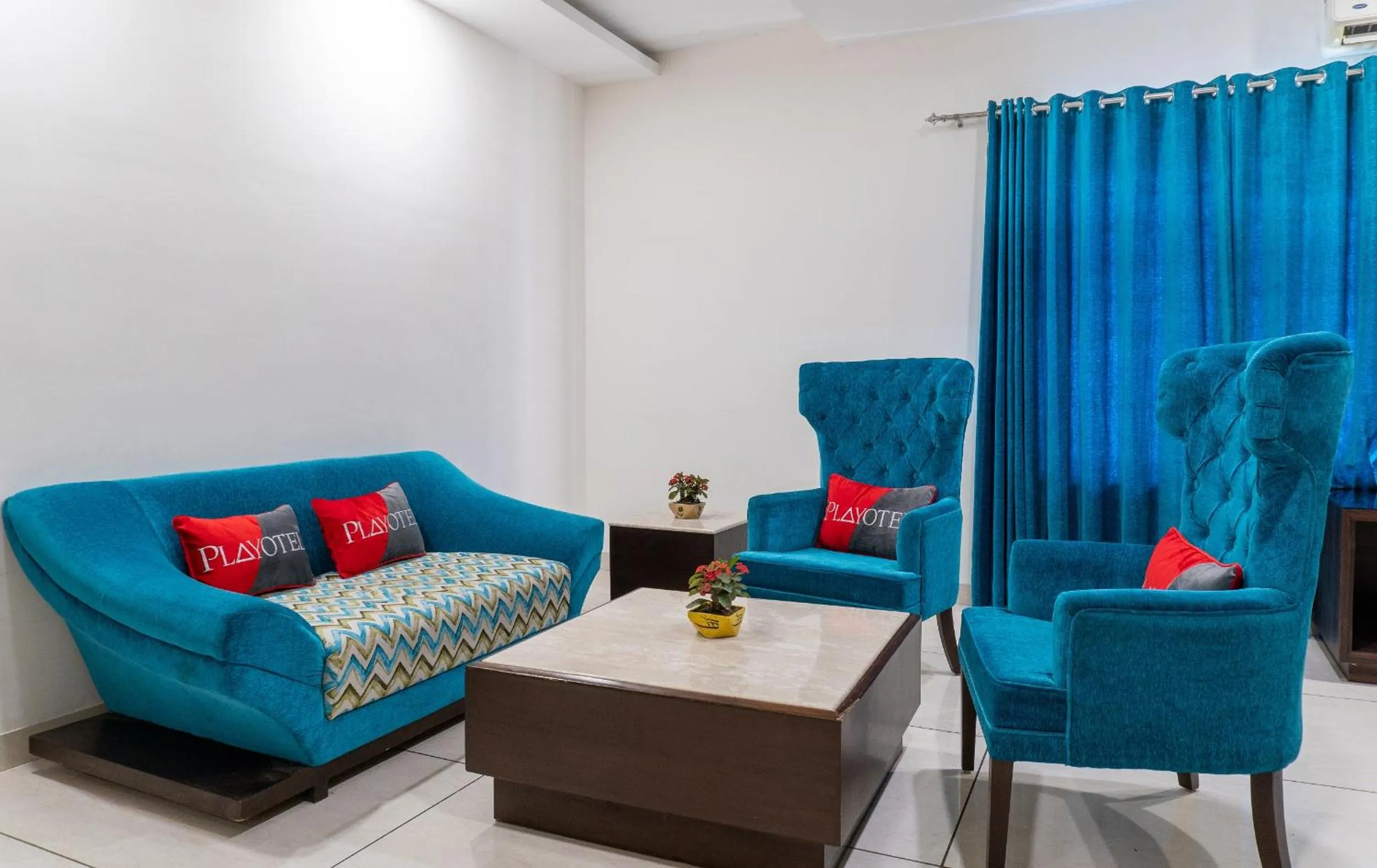 Seating area in Playotel Resort Bhopal