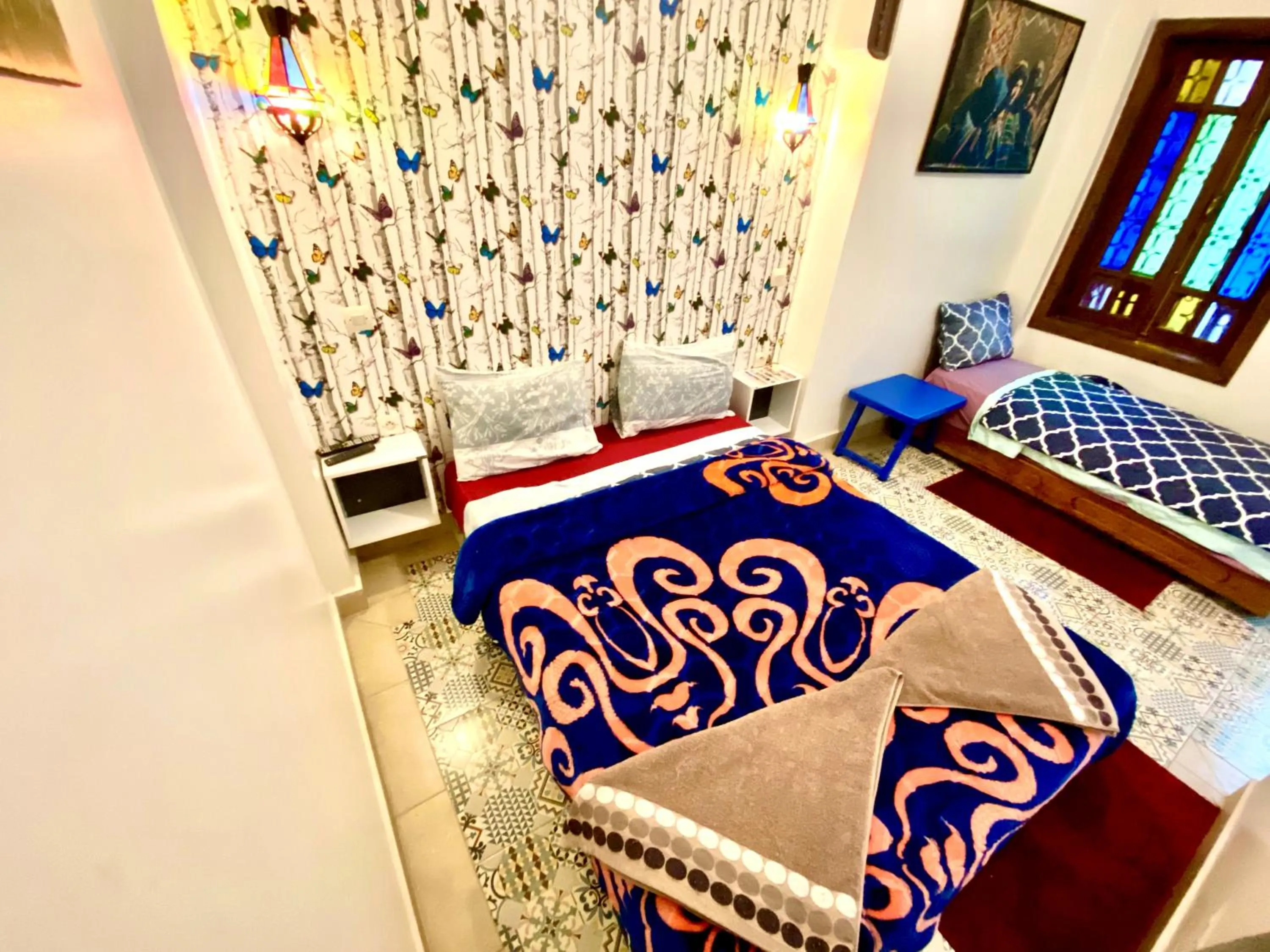Bedroom, Bed in Riad Nouhal