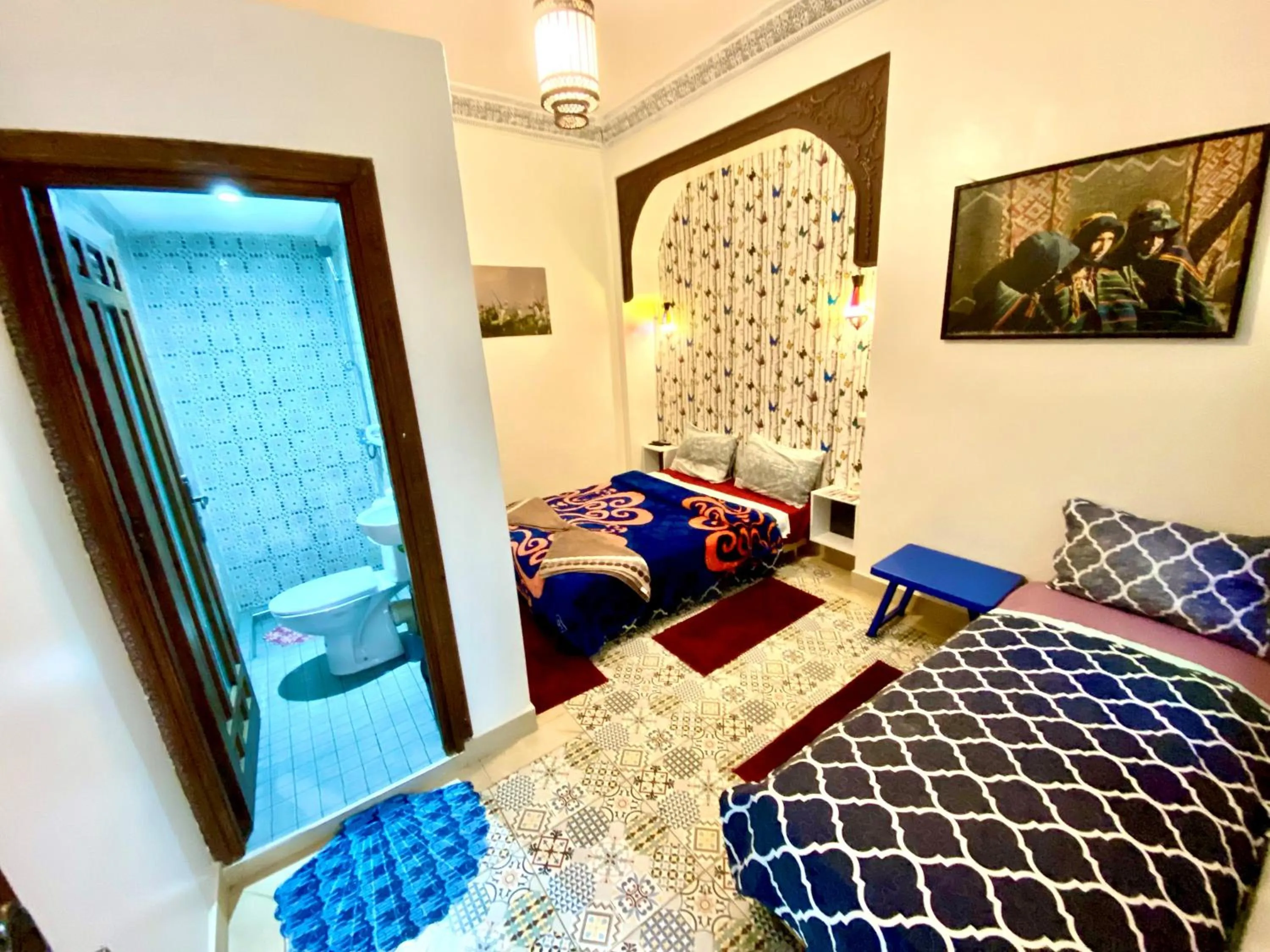 Bedroom, Bed in Riad Nouhal